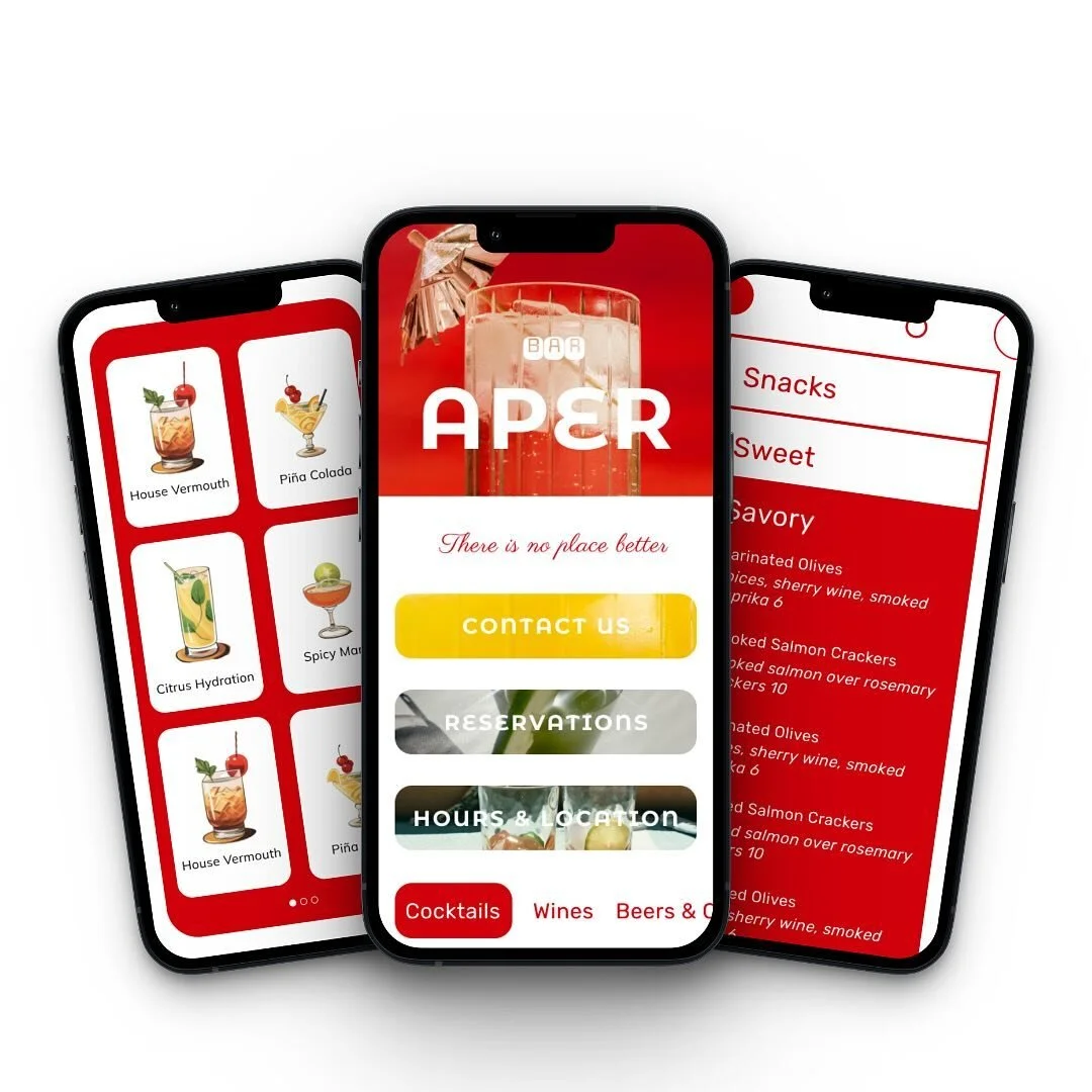 Mixing the perfect blend of style and functionality for restaurant and bar websites. Raise a glass to your online presence!