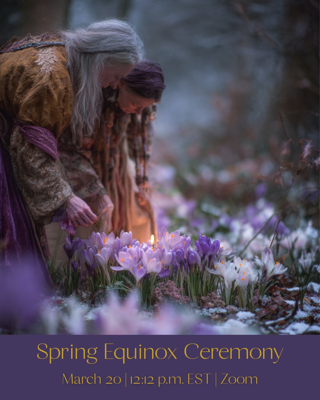 Free Spring Equinox Ceremony | Zoom⁠
March 20 | 12:12 pm EST - 1:11 pm EST⁠
⁠
I want to be clear about why I&rsquo;m holding a gentle Spring Equinox ceremony this year.⁠
⁠
This is not an activation meant to push change.⁠
It&rsquo;s not about catharsi