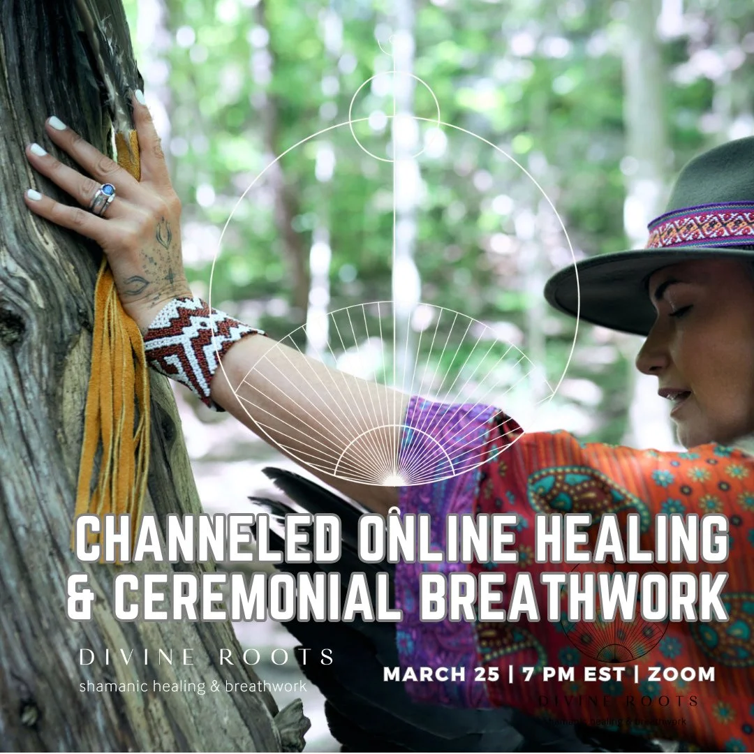 Channeled Online Healing &amp; Ceremonial Breathwork⁠
March 25 | 7 PM EST | Zoom⁠
⁠
This is your opportunity to meet the holiest version of yourself through the breath.⁠
⁠
My Breathwork sessions have always been more than breathwork.  I always hold t