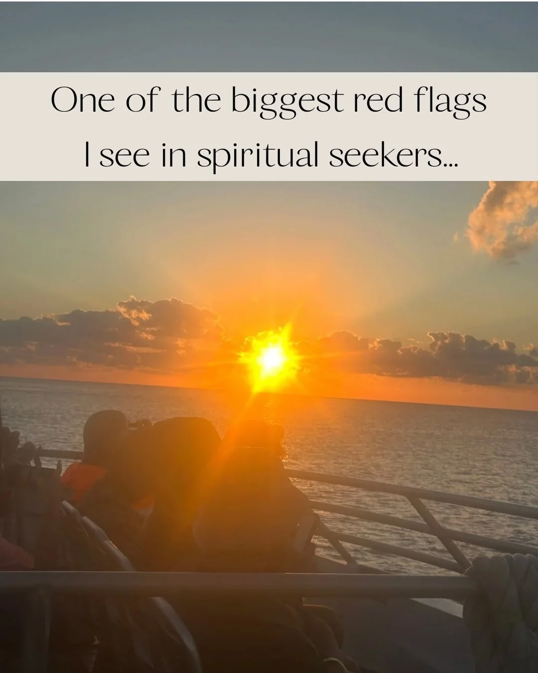 One of the red flags 🚩 I pay attention to in students and seekers is the constant movement from teacher to teacher.

Learning from different perspectives can be valuable. But there is a difference between sincere learning and what I often see; Spiri