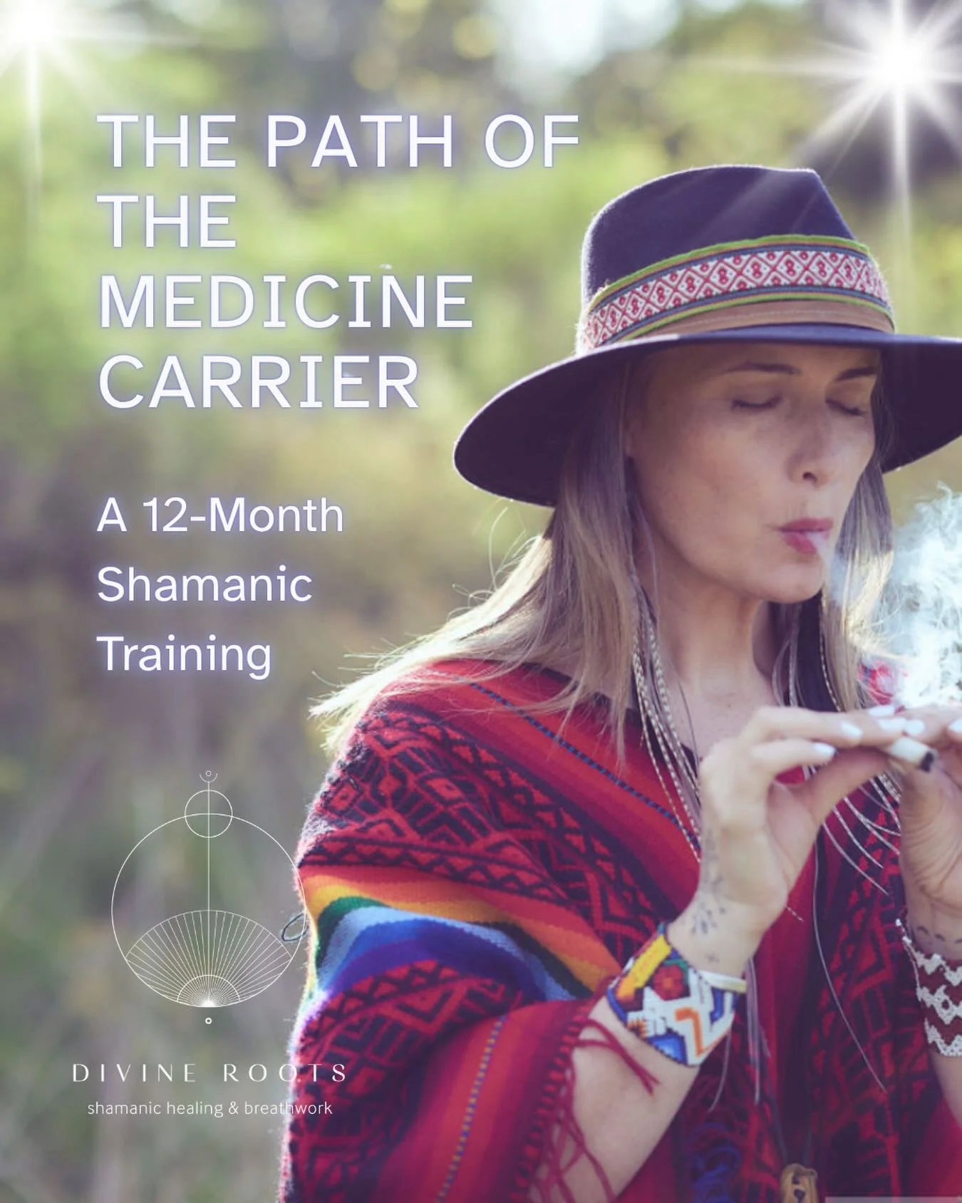The Path of The Medicine Carrier
12 month shamanic training 

You don&rsquo;t need to know where the path leads , you just need to know if you have been avoiding the whisper within you a little too long.

The Path of The Medicine Carrier is an entry 