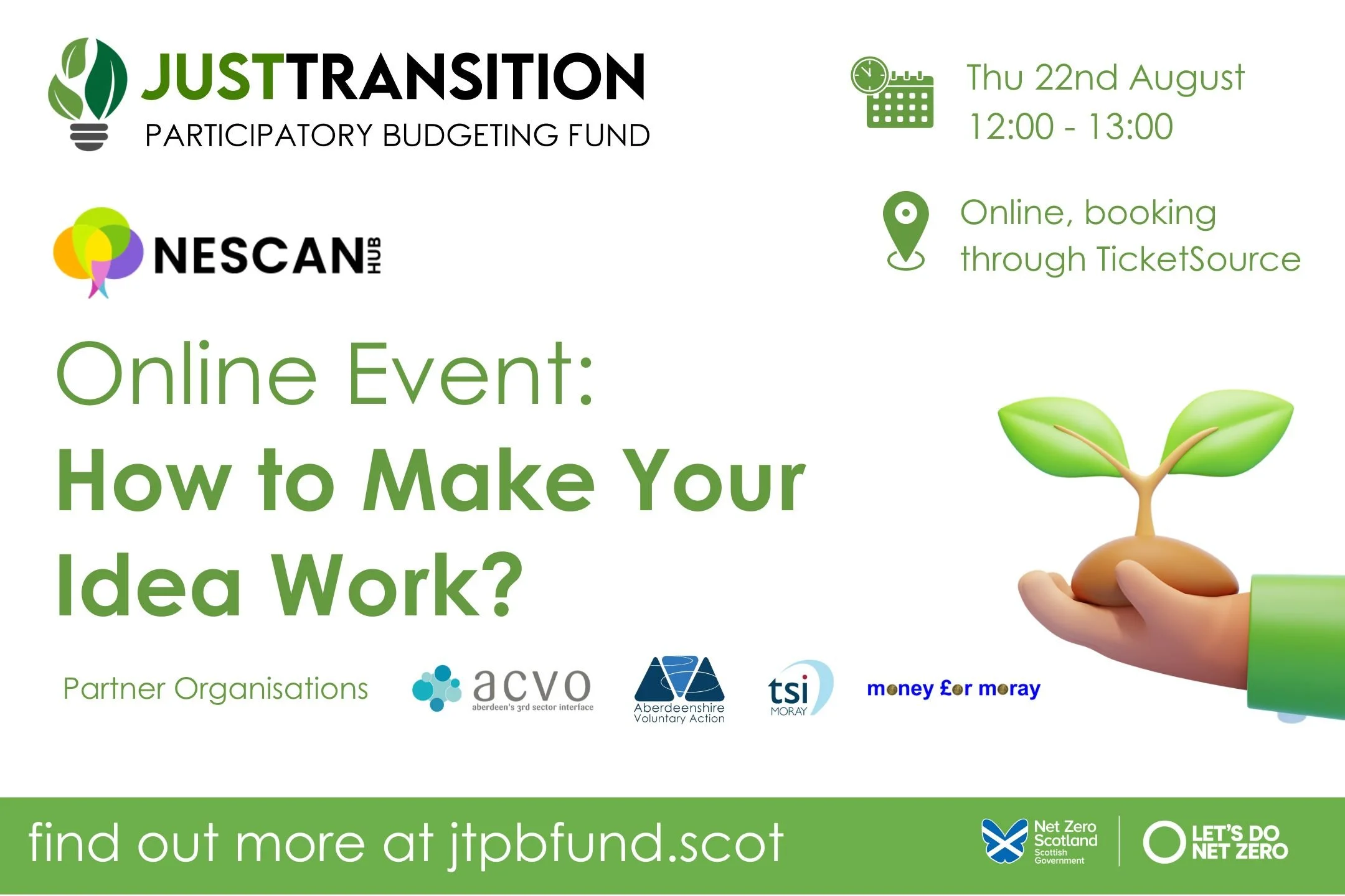 How to Make Your Idea Work: Online Event