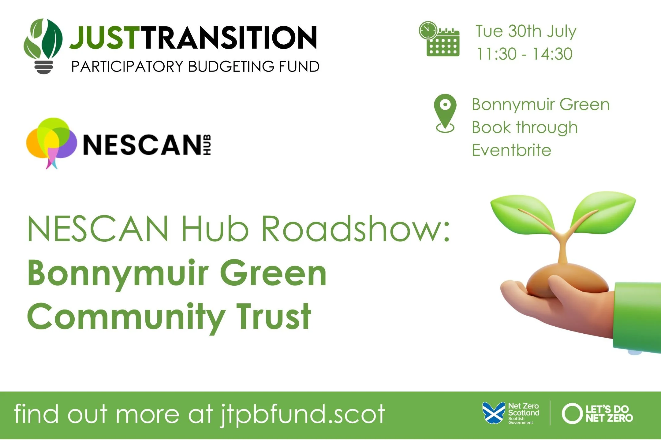 NESCAN Hub Roadshow: Bonnymuir Green Community Trust