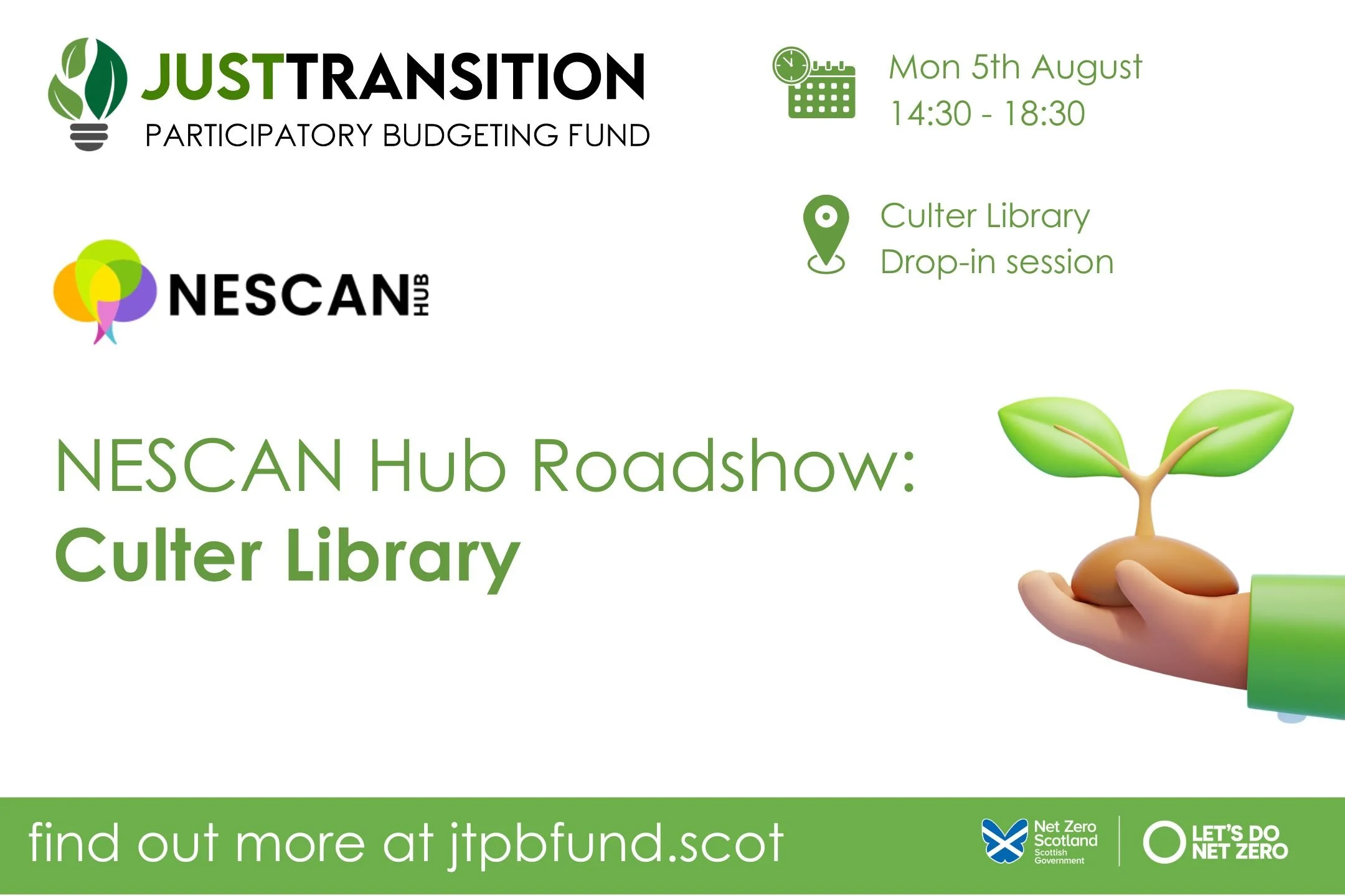 NESCAN Hub Roadshow: Culter Library