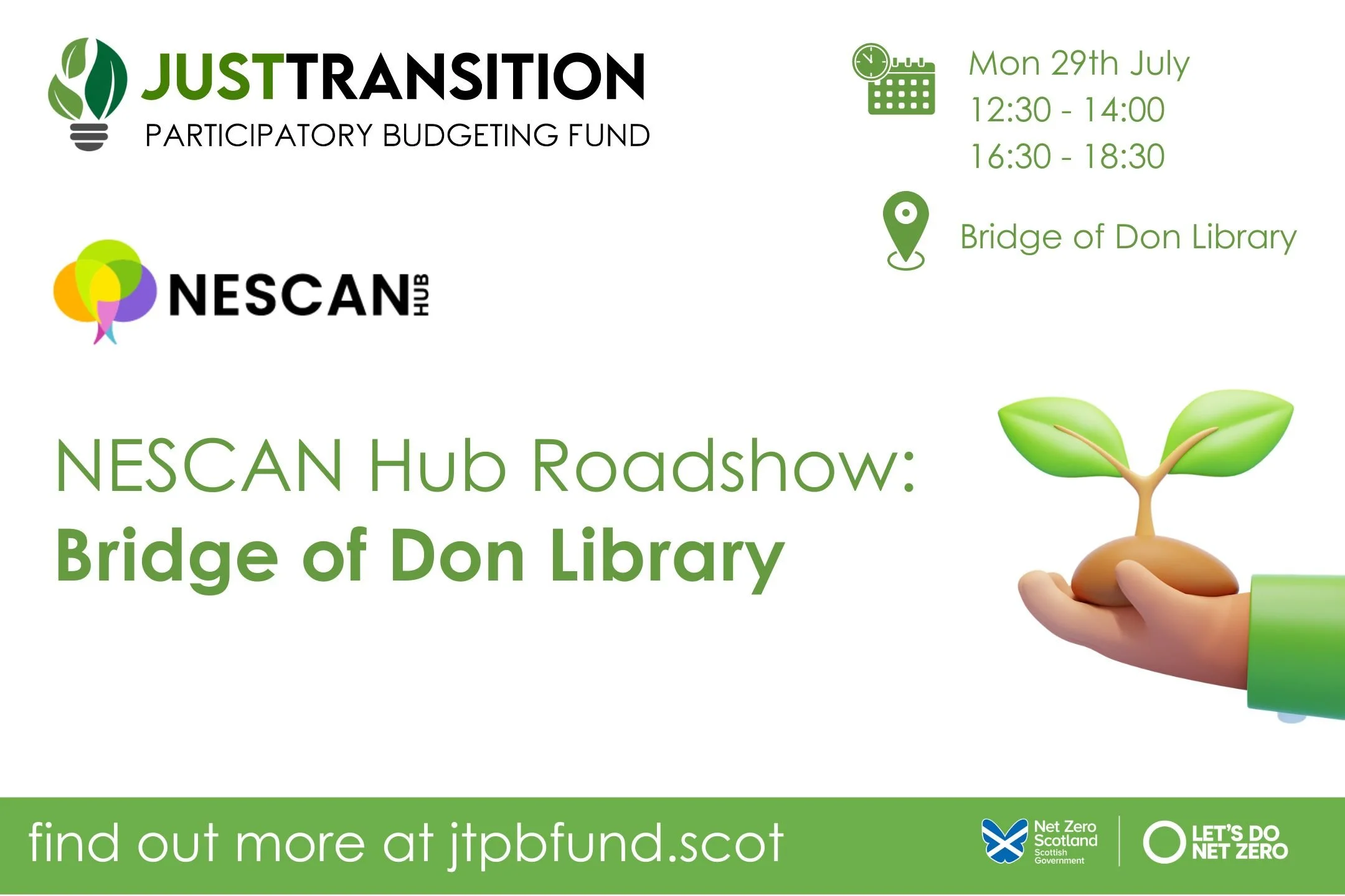 NESCAN Hub Roadshow: Bridge of Don Library