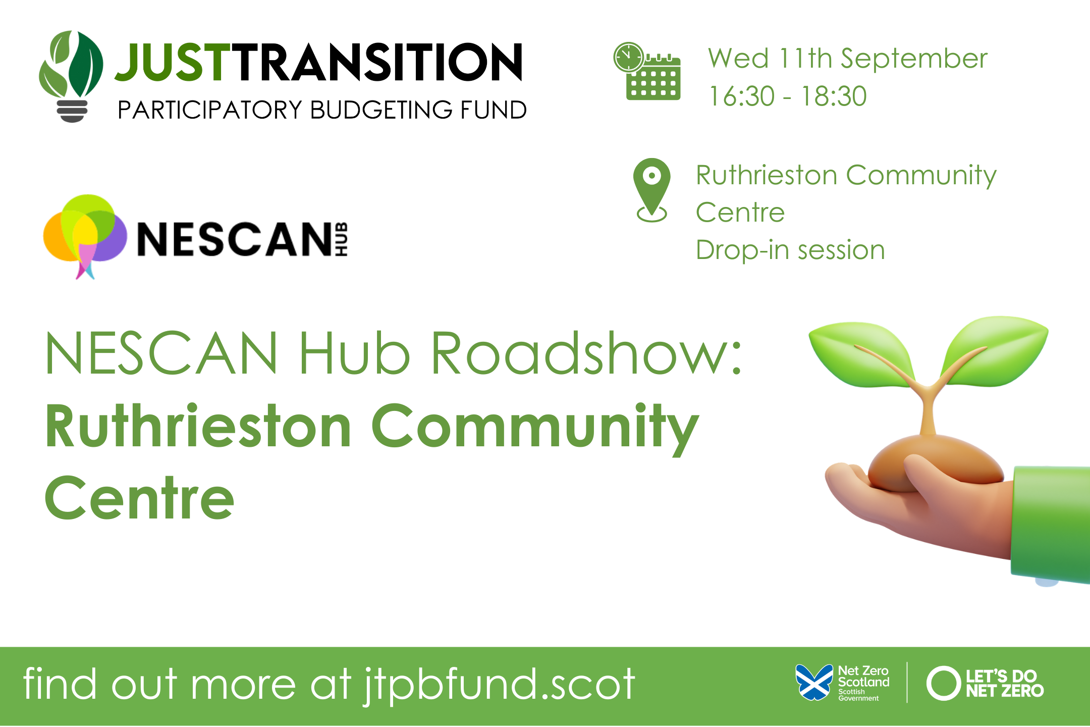 NESCAN Hub Roadshow: Ruthrieston Community Centre