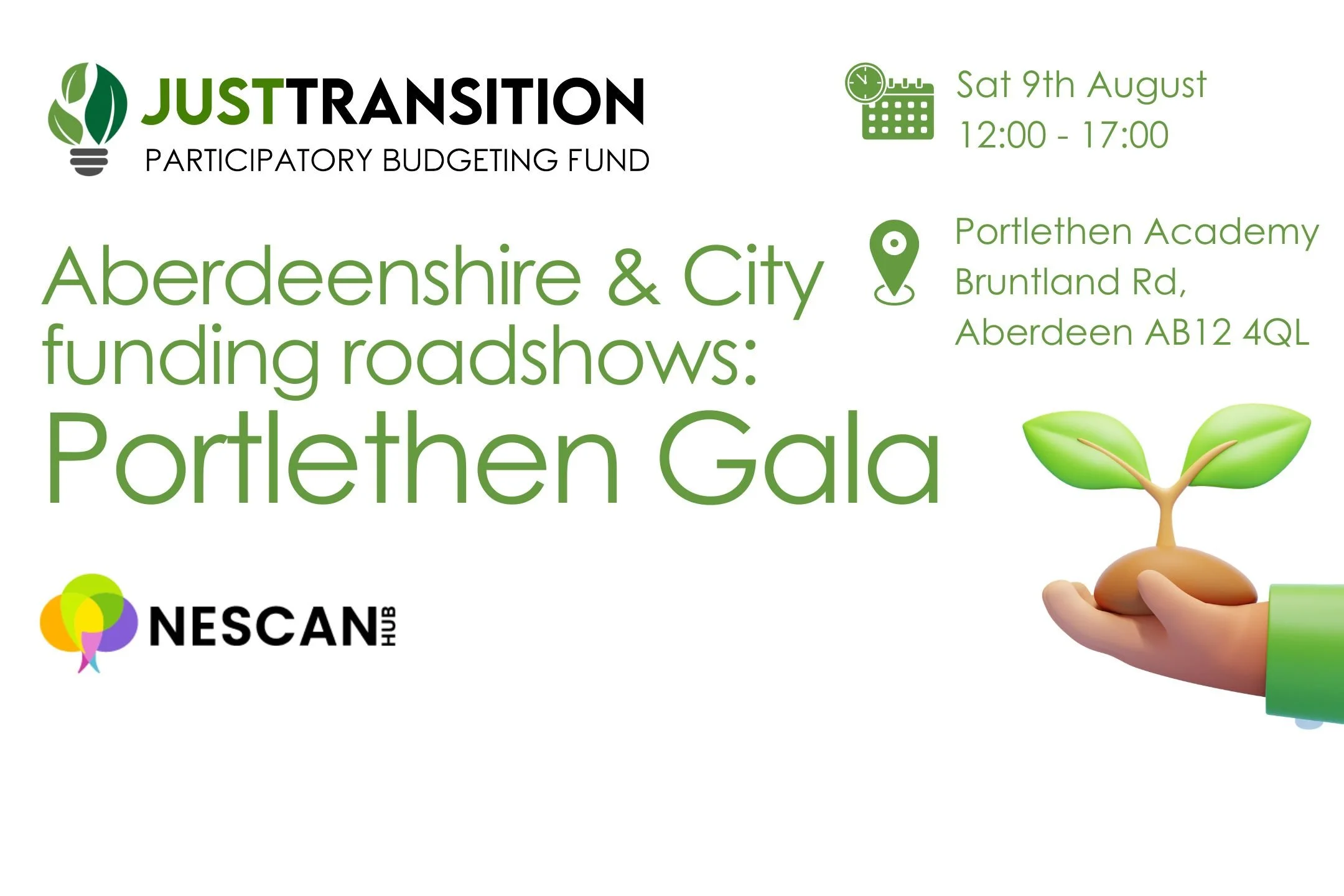 Aberdeenshire & City Funding Roadshows: Portlethen Gala
