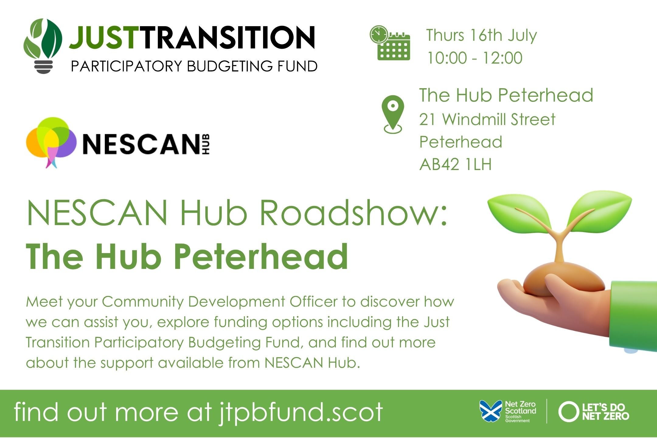 NESCAN Hub Roadshow: The Hub Peterhead