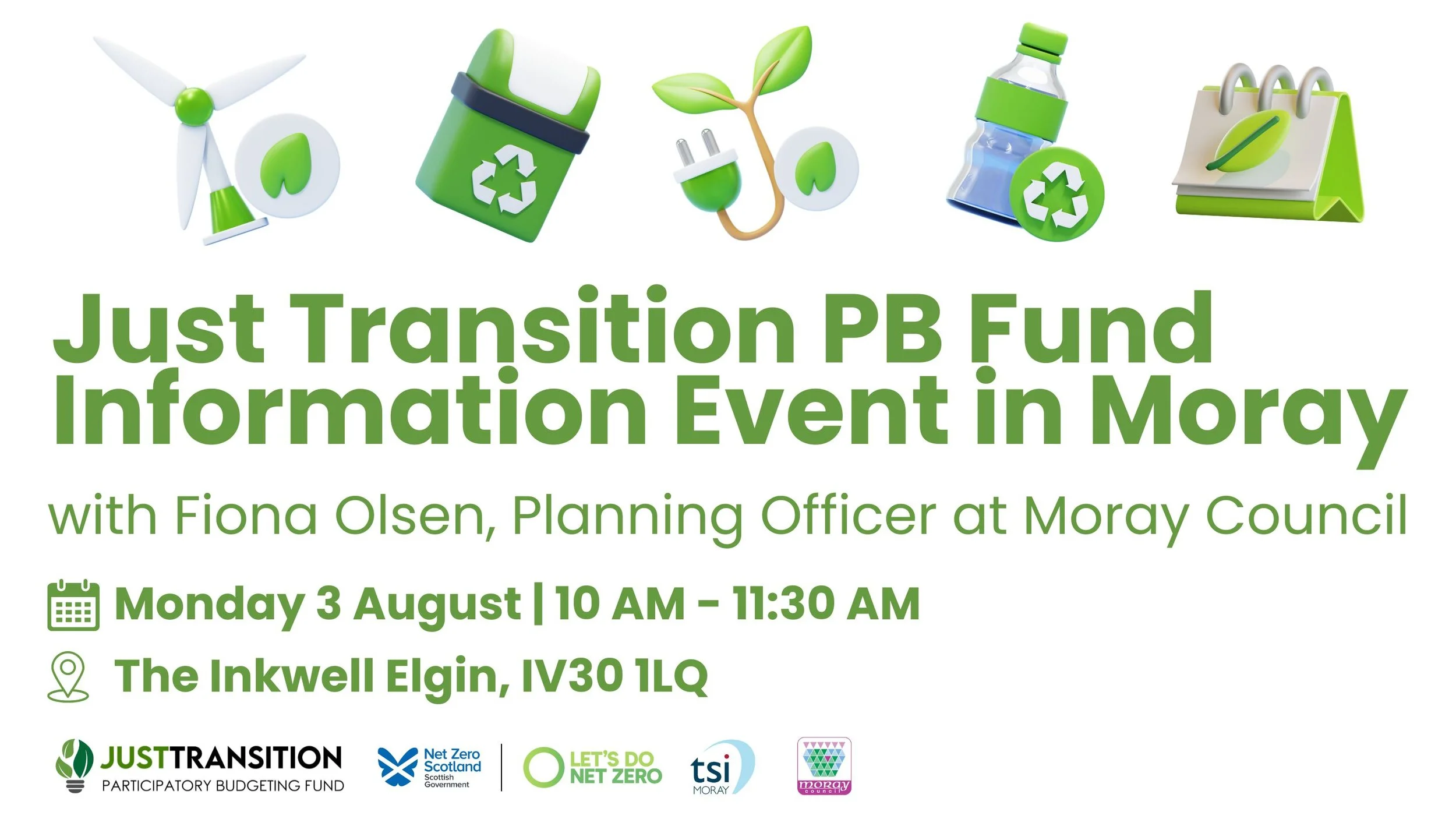 Just Transition PB Fund Information Session for Moray (Online)