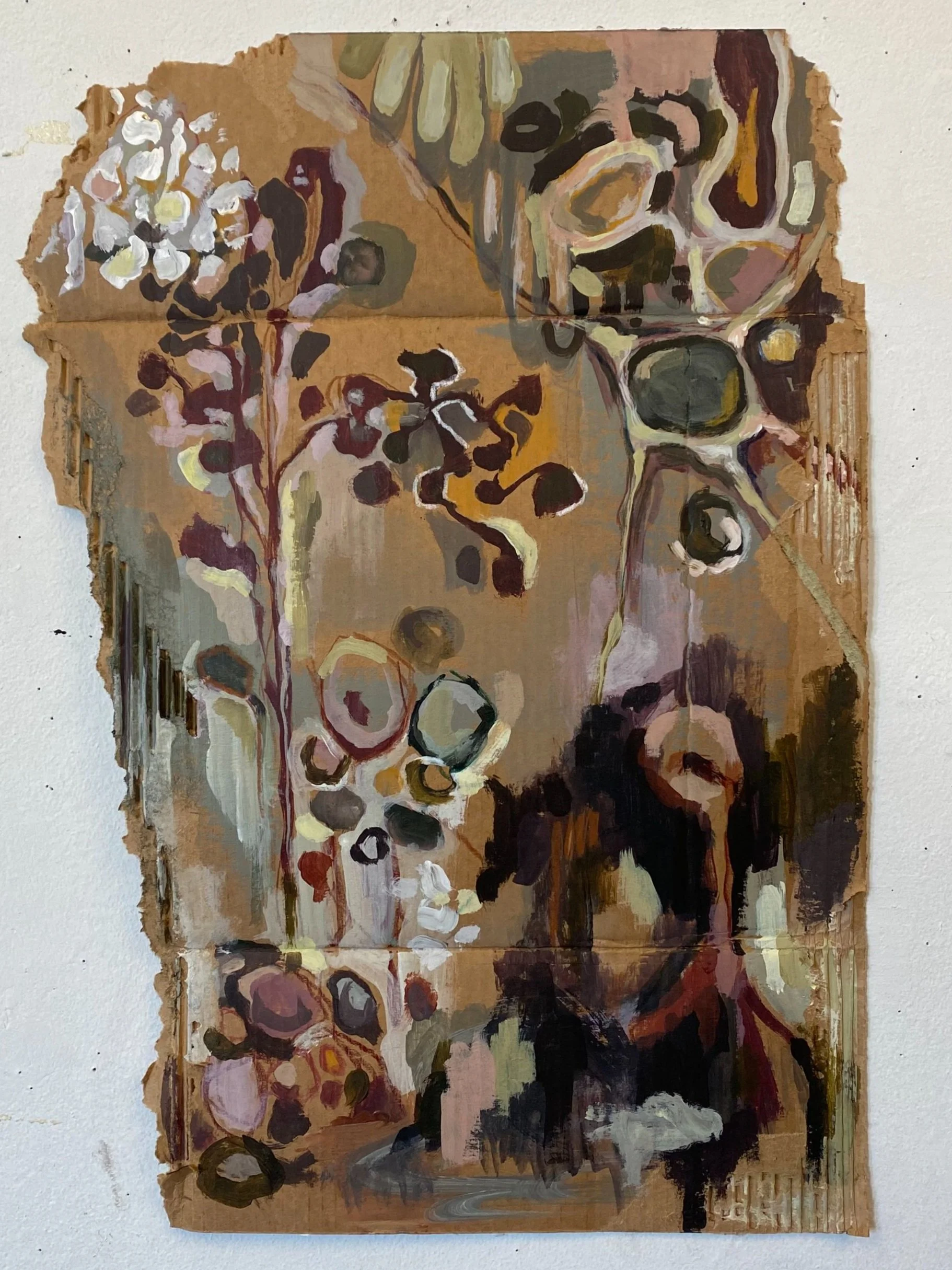 Untitled (2022)
24 x 16 in 
acrylic on cardboard