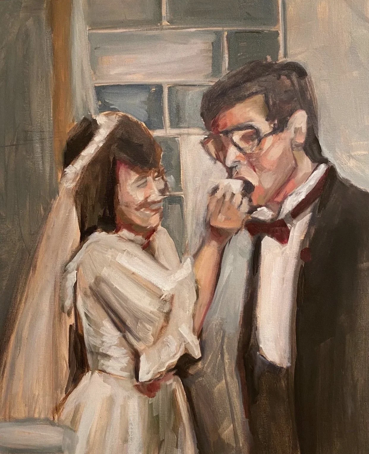 wedding day (2022) 
18 x 24 in 
oil on canvas 