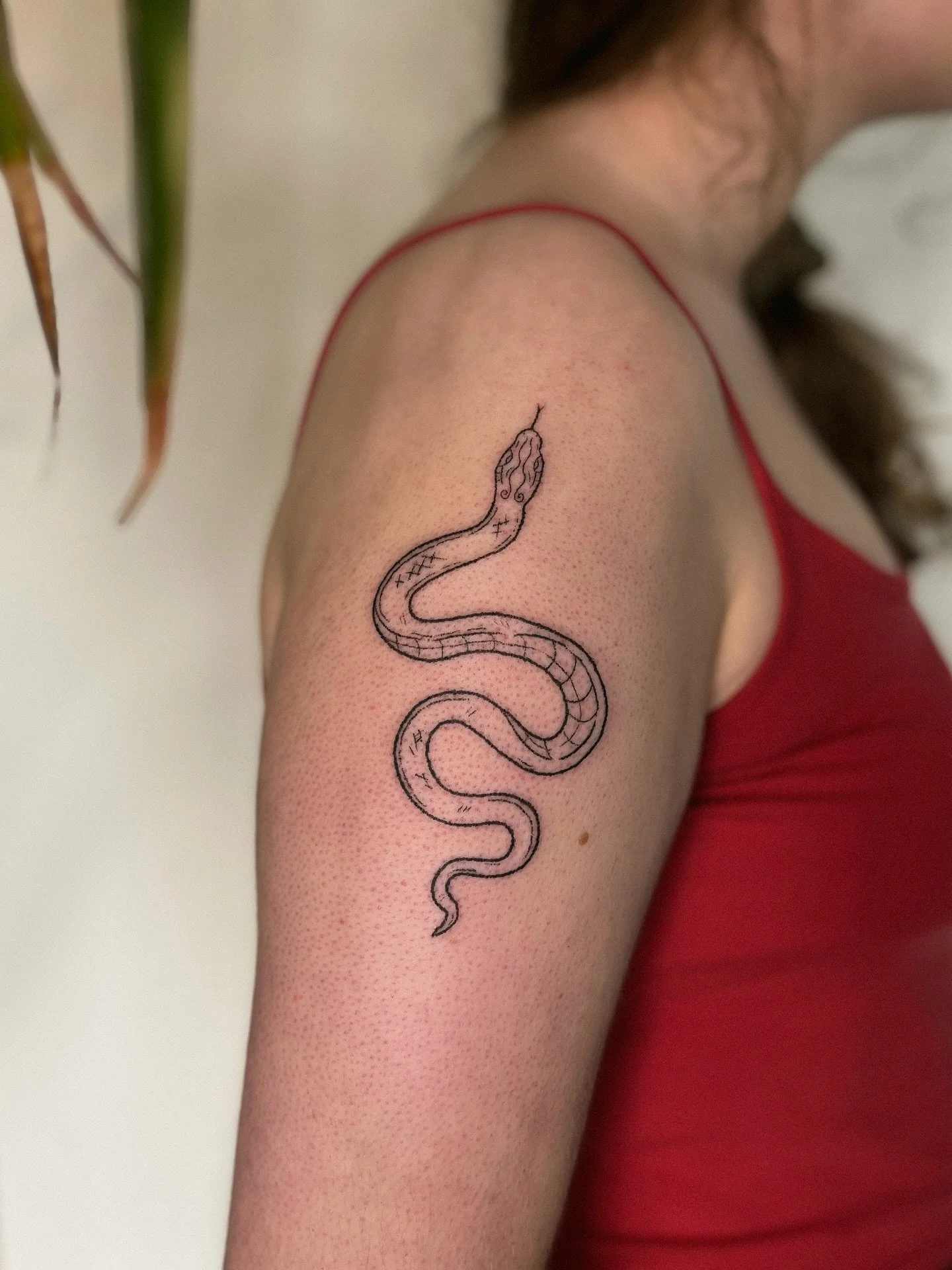 𓆙 serpent handpoke tattoo 𓆙 thank you for trusting me with your first tattoo <3
𓆙𓆙
✷ message to book in, I have space for you!✷
#brighton #handpoke #handpokeartist #brightonandhove #brightontattoo #tattoo #tattooartist #finelinetattoo#spir