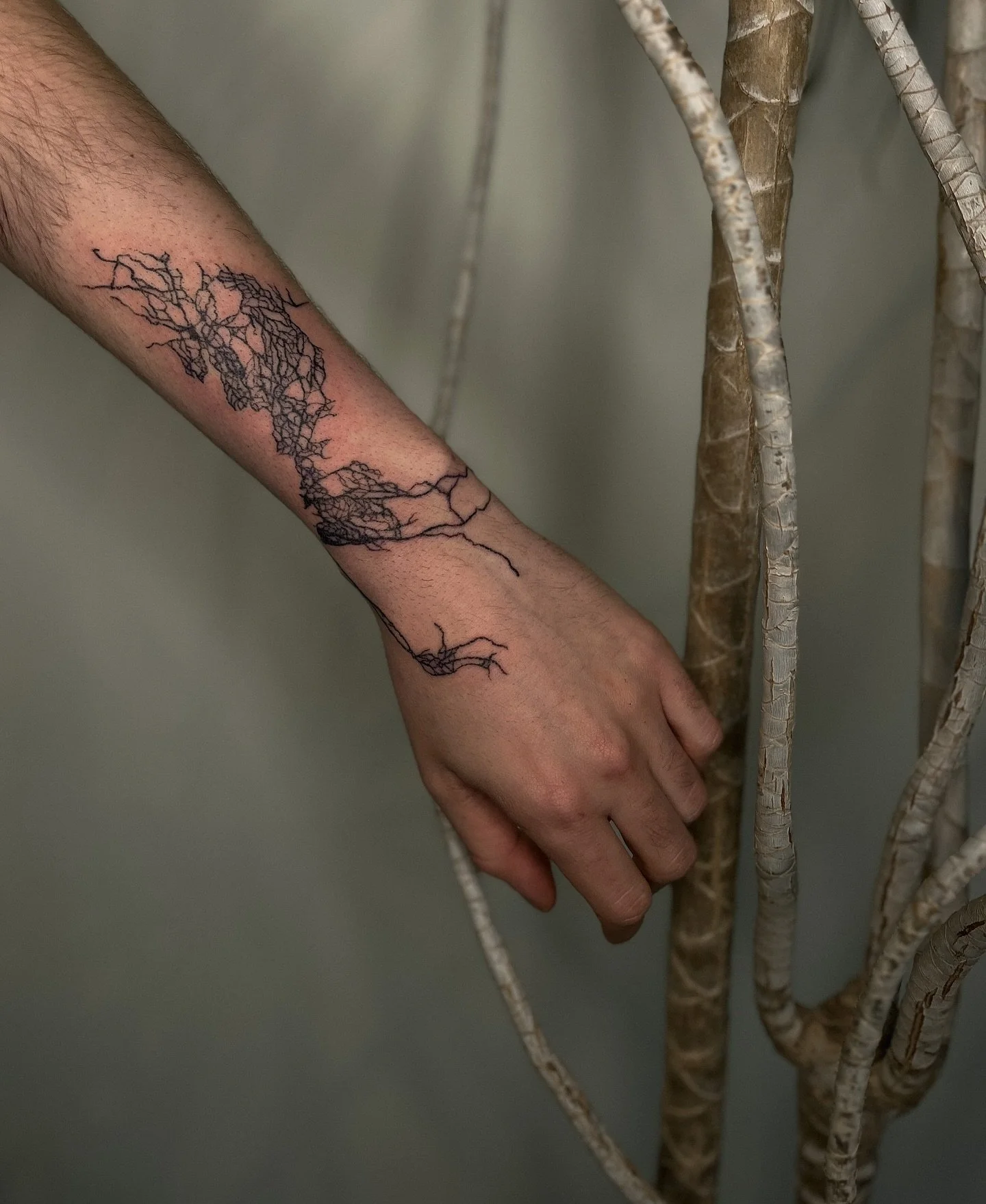⟡𓋼 𓇗 twisting nexus of a tree 𓆸 handpoke tattoo for cameron 𓆇 𓆨 𓍊 🕸️ 𖦹 

⟡𓋼 𓇗 𓆸  𓆇 𓆨 𓍊 🕸️ 𖦹
✴︎ message to book in, I have space for you! ✴︎

#brighton #handpoke #handpokeartist #brightonandhove #brightontattoo #tattoo #tattooartist #f