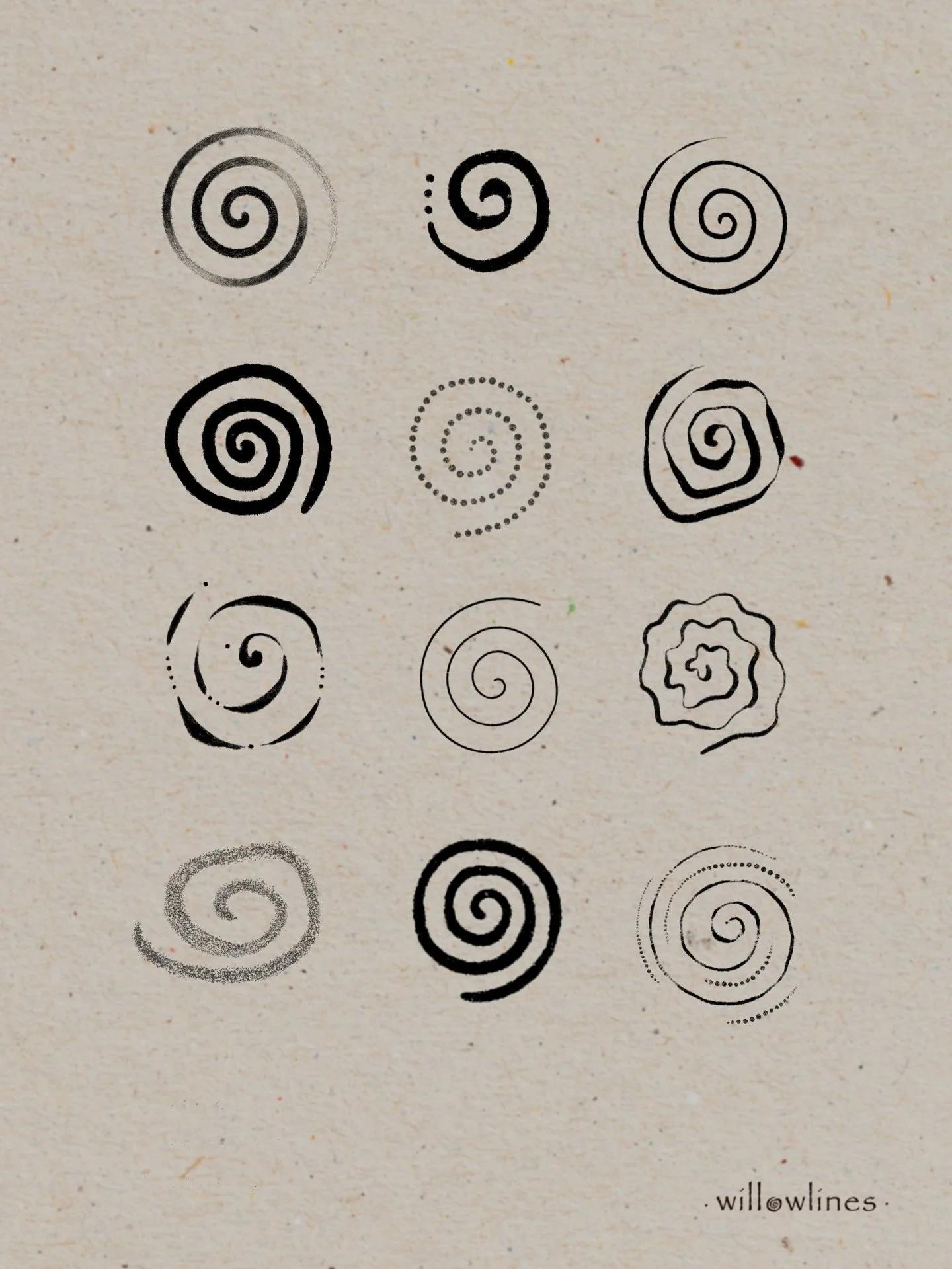 ⋆.˚𖦹⋆ spiral tattoo flash sheet ⋆.˚𖦹⋆ yall know this is my jam so here is a dedicated spiral page to choose from ⋆.˚𖦹⋆

𖦹 handpoked tattoos
𖦹 flexible placements
𖦹 prices in my &lsquo;flash to book&rsquo; highlights, starting at &pound;80

#whi