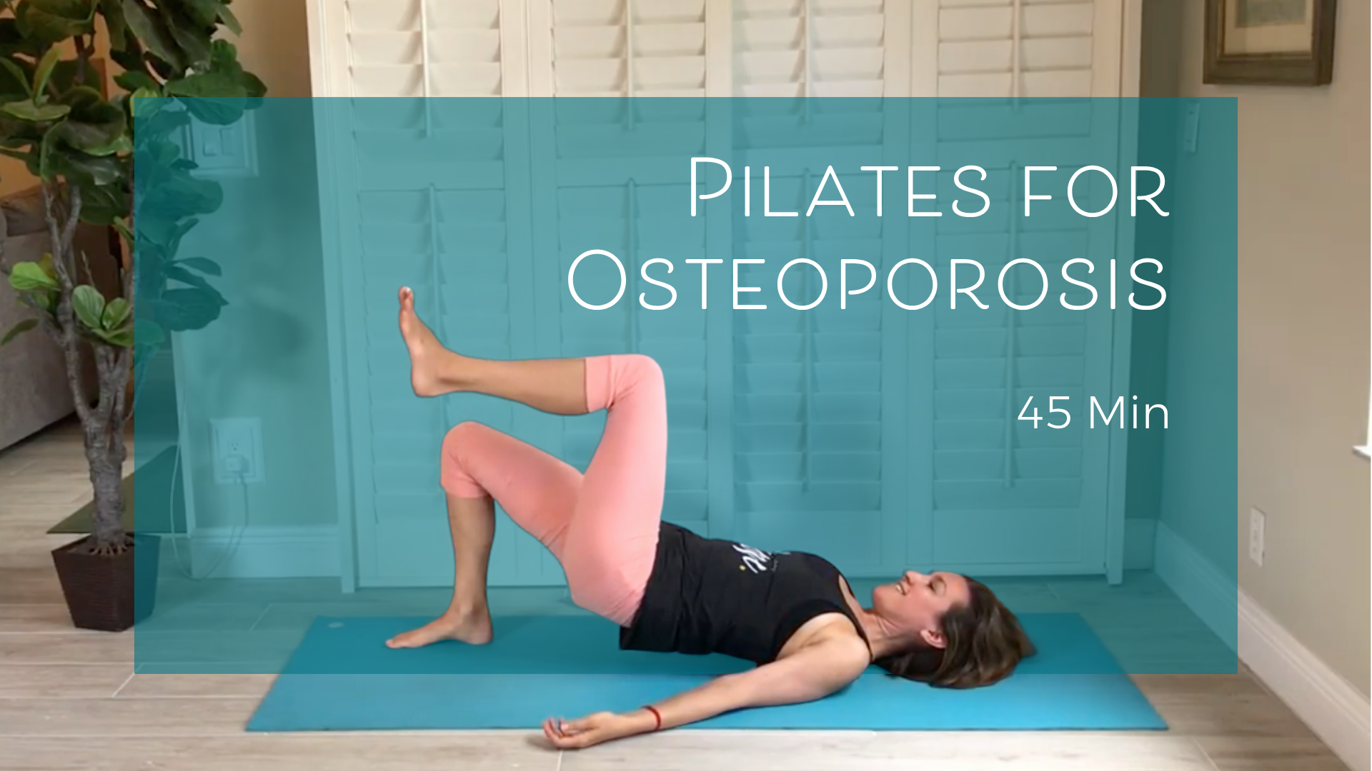 45 minute Pilates Osteoporosis-safe mat class  with Lisa Harvey
