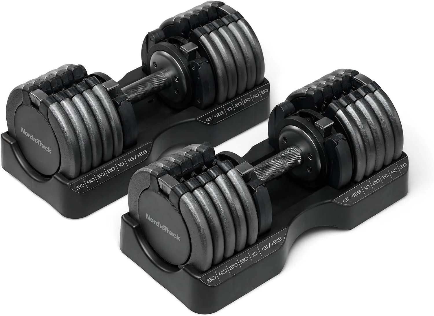 NordicTrack adjustable dumbbell set