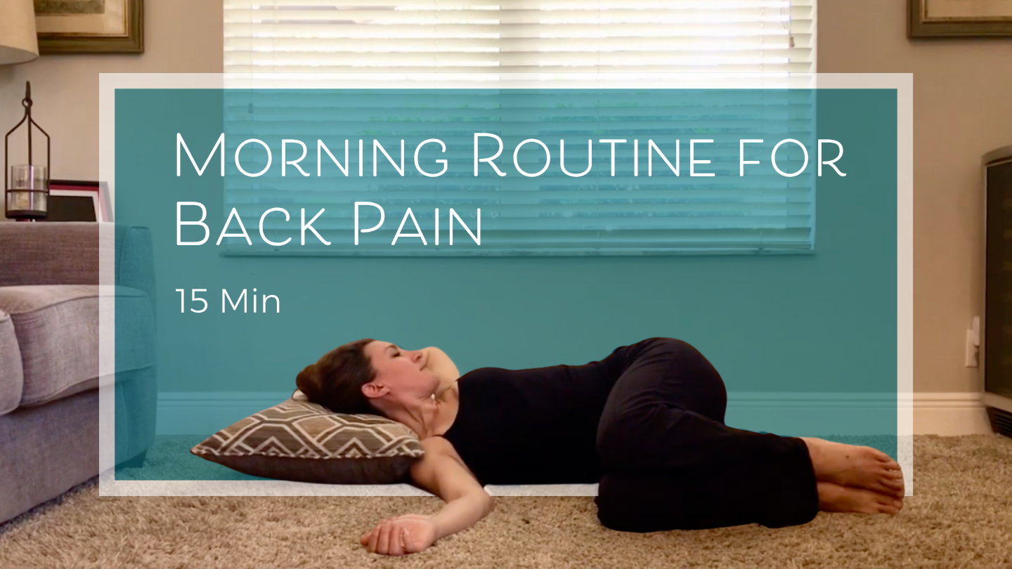 15 minute morning stretch routine for back and hip mobility with Lisa Harvey