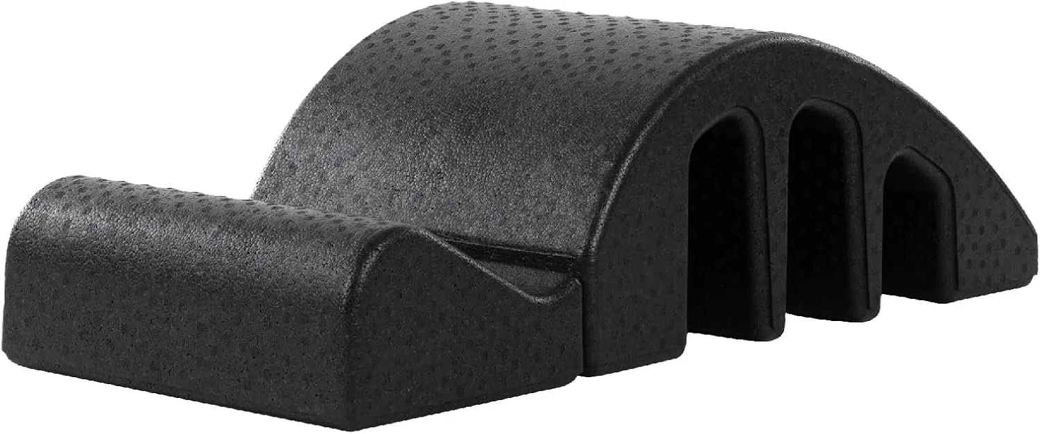 Balanced Body black high-density foam pilates arc spine corrector