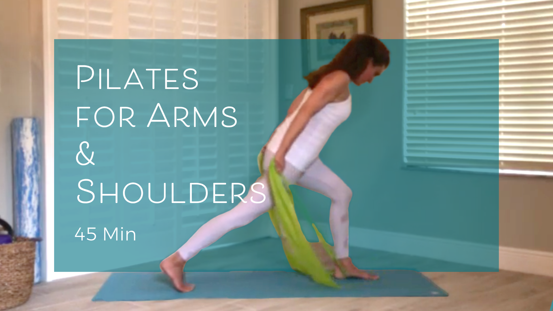 45 minute Pilates mat class with a resistance band with Lisa Harvey
