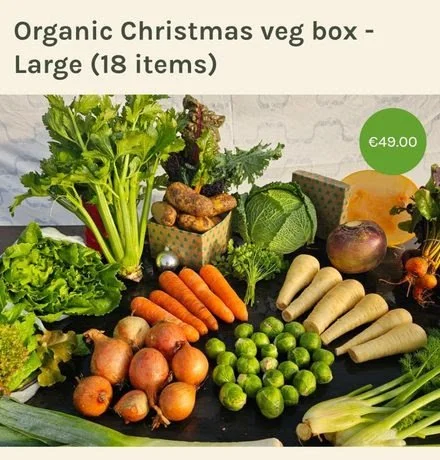 Sign up for your organic Christmas veg box now