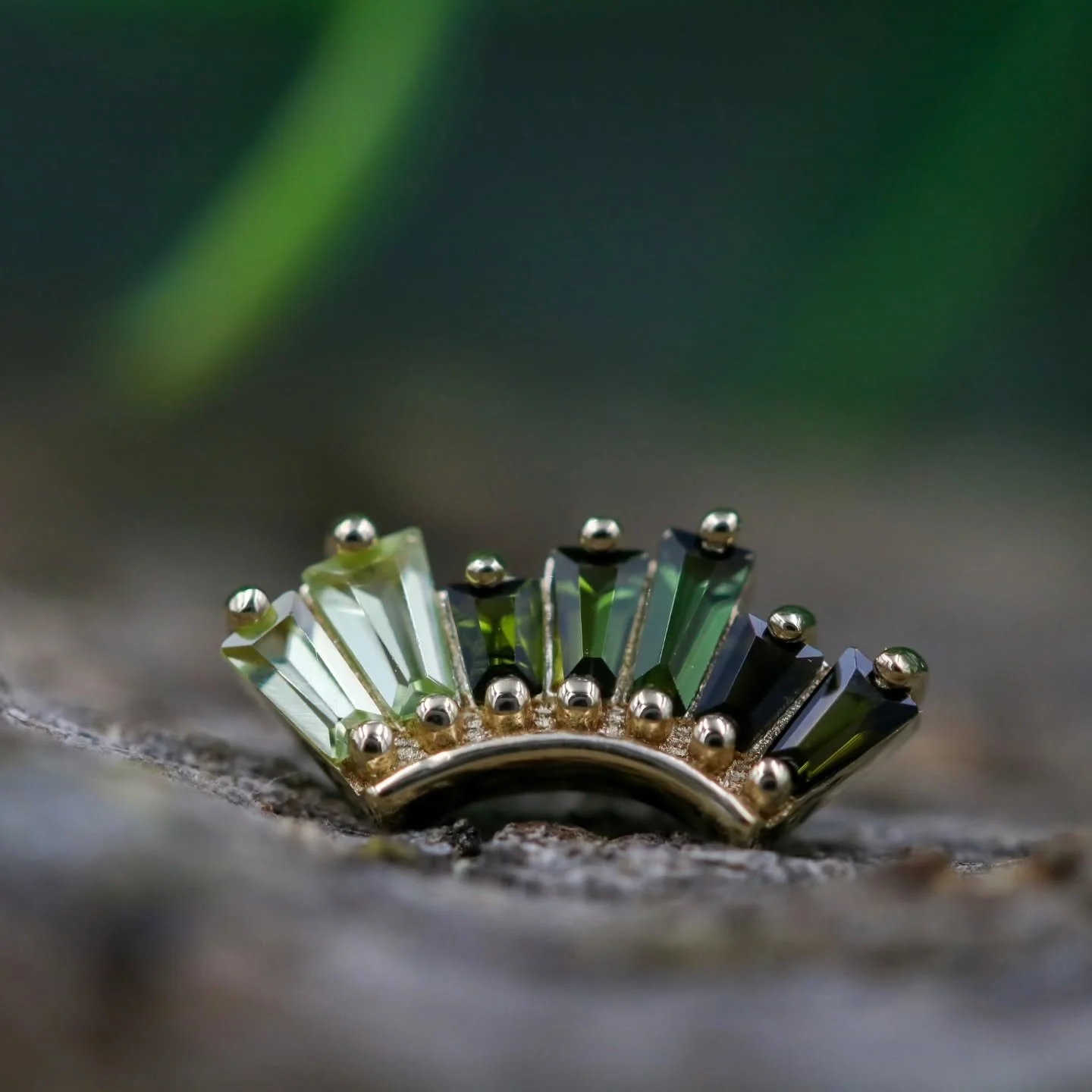 We added this green tourmaline and peridot &quot;Enlighten&quot; from @buddhajewelryofficial to our collection recently as a way to celebrate joining the APP! If you've seen our lobby, you know we have a thing for green, and we couldn't help ourselve