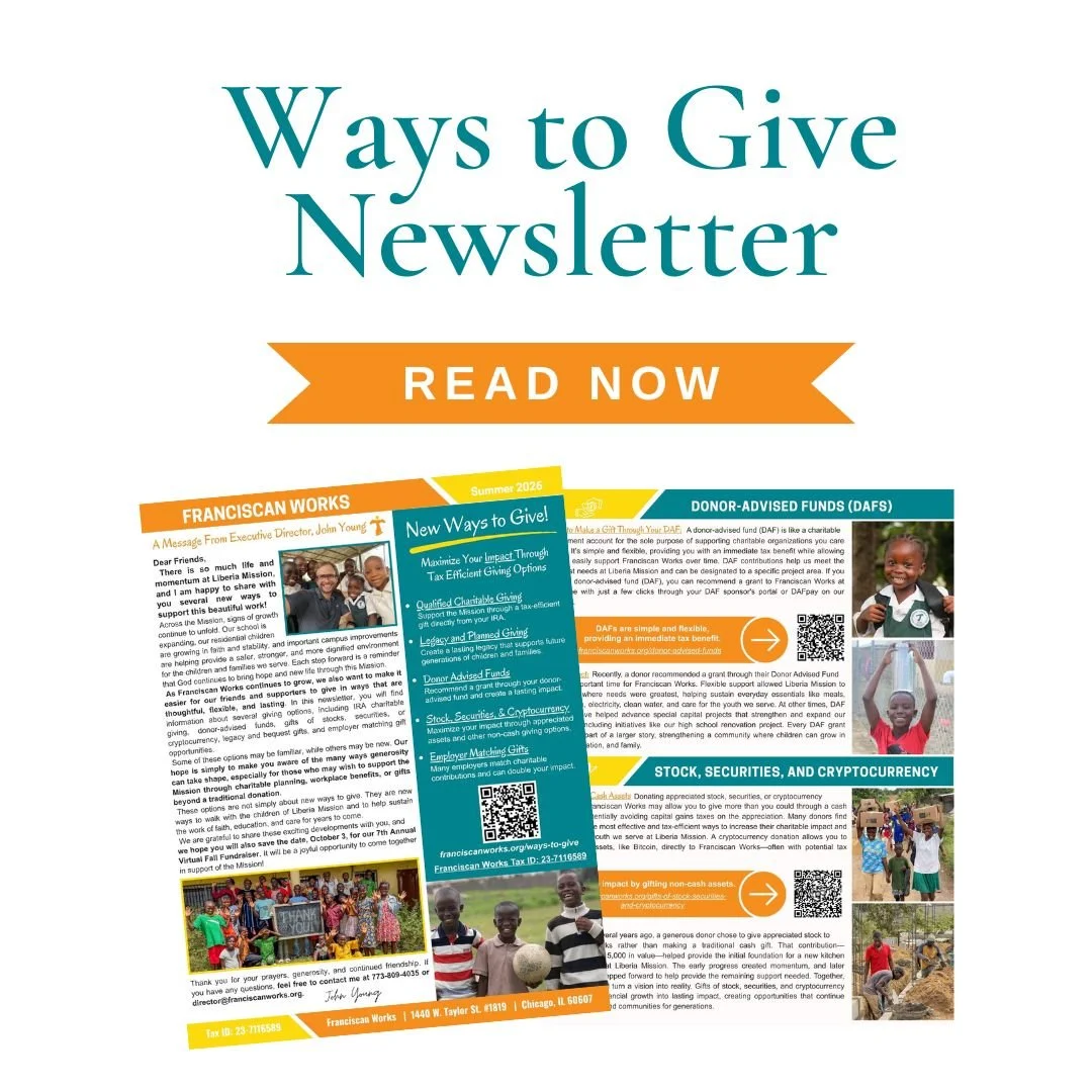 Ways to Give Newsletter
