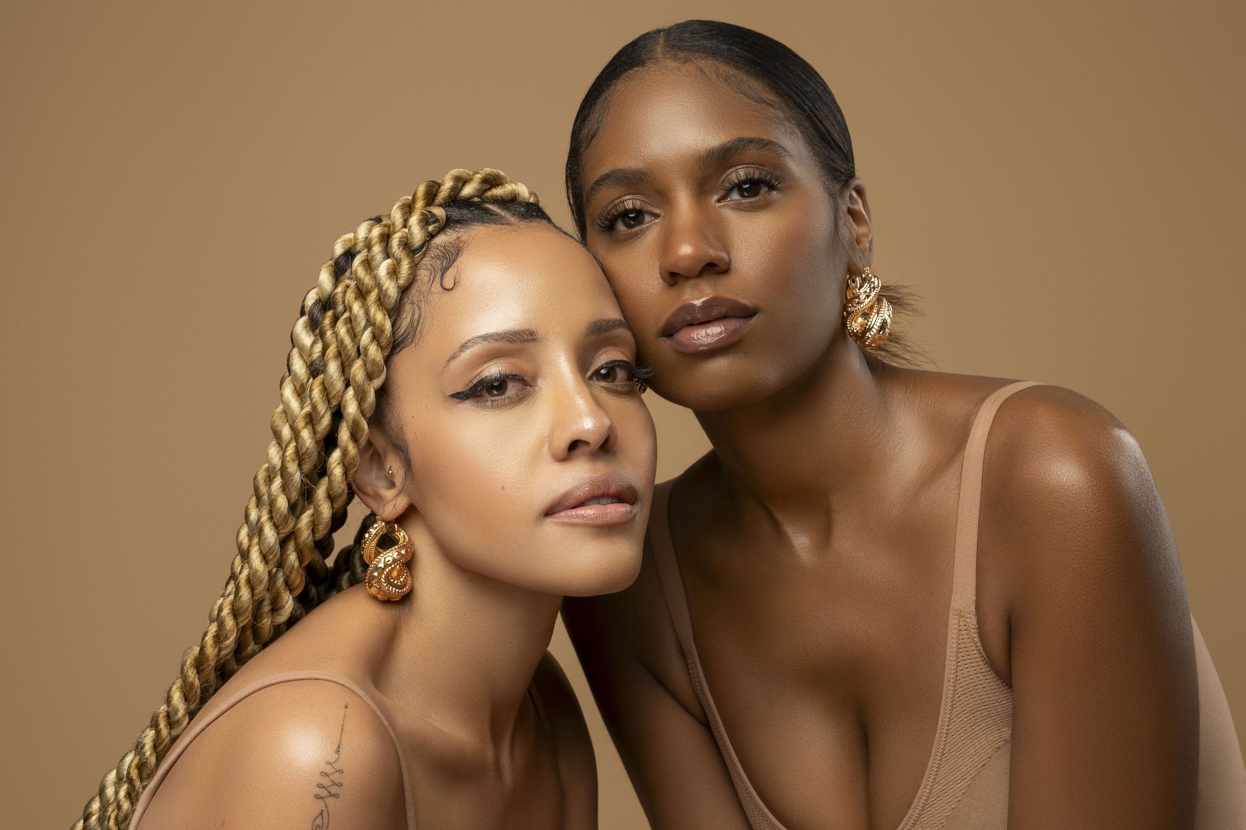 18k Gold Plated “Nefertiti” Earrings