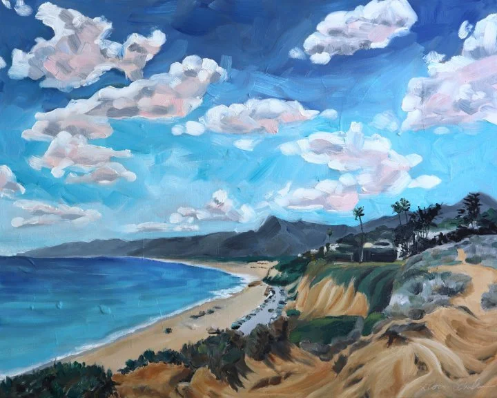 Malibu Coast oil on canvas 20x16 SOLD