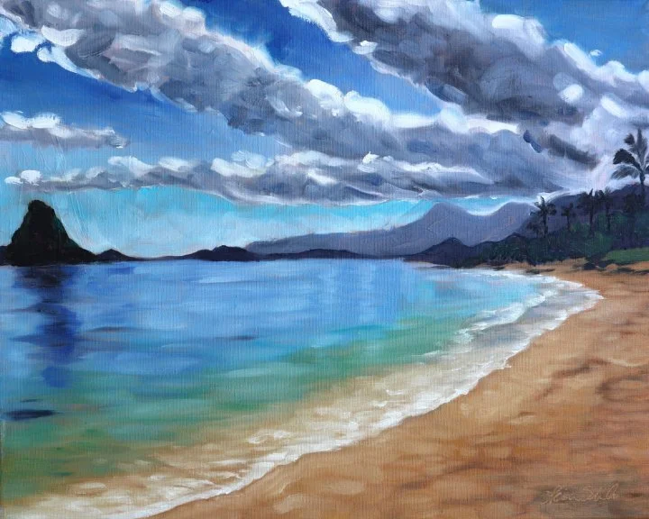 "Calm Waters"
16x20 inches, Oil on canvas.