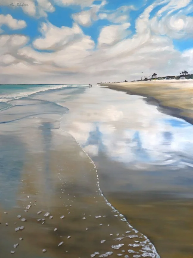 Walking on Clouds, 
oil on canvas, 36x48 inches SOLD 