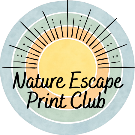 Nature Escape Print Club International $15 (not USA)