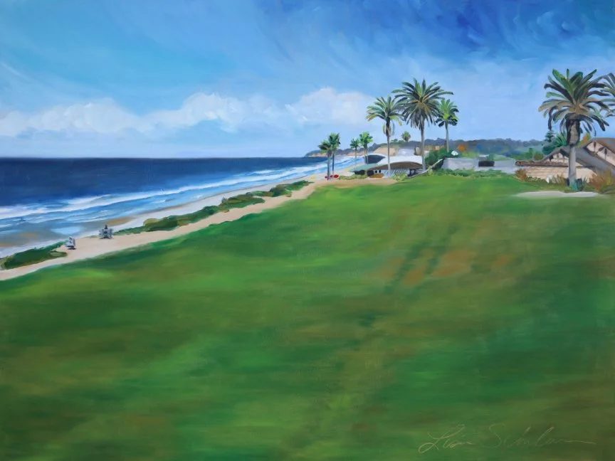 "Del Mar Powerhouse Beach"
30x40 inches, Oil on canvas