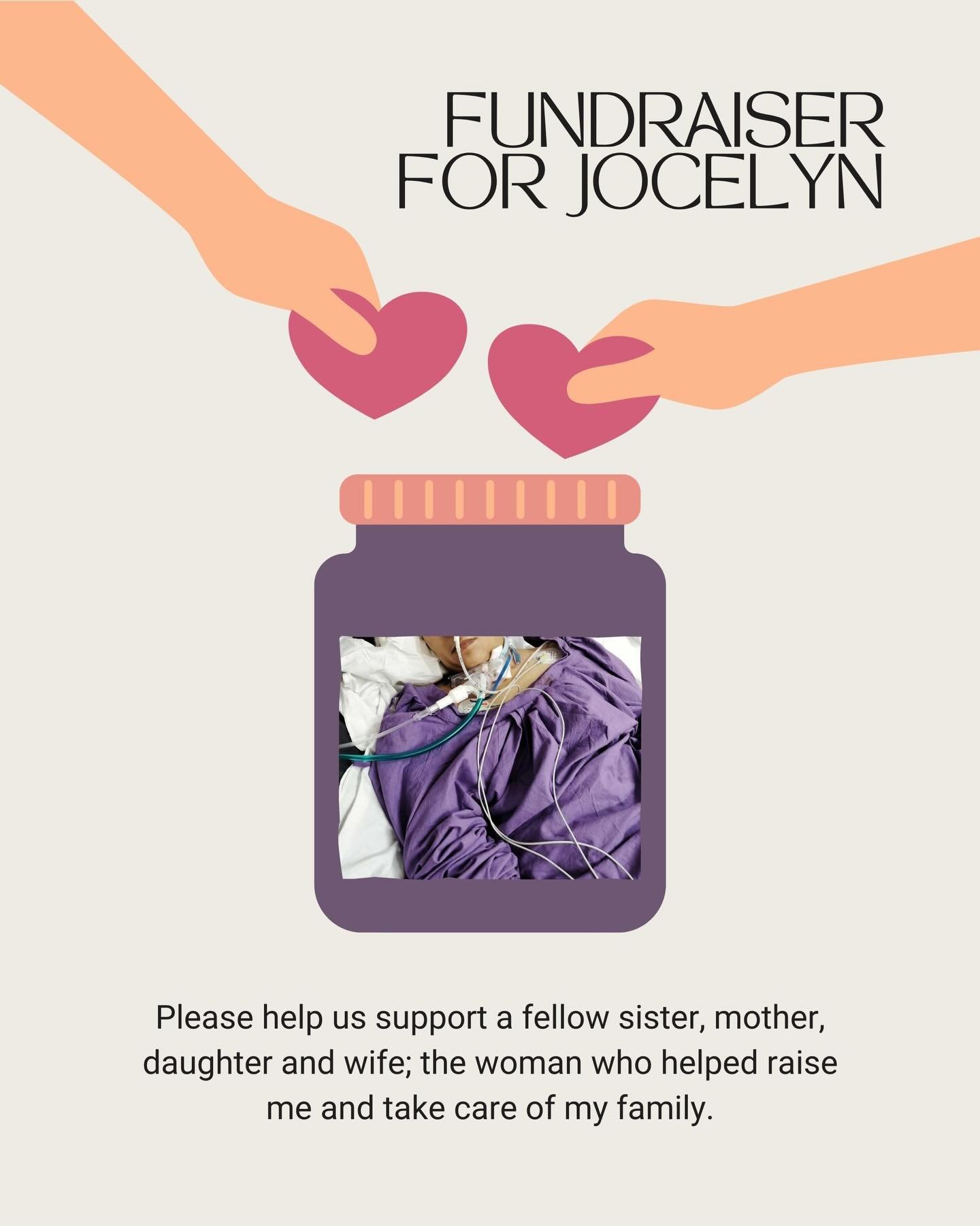 Dear friends and fam - I have a request for you please this holiday season 🙏❤️&zwj;🩹

As some of you might have already heard, my old nanny - our dear Jocelyn, who lovingly cared for our family (and many others!), as well as touched the lives of so