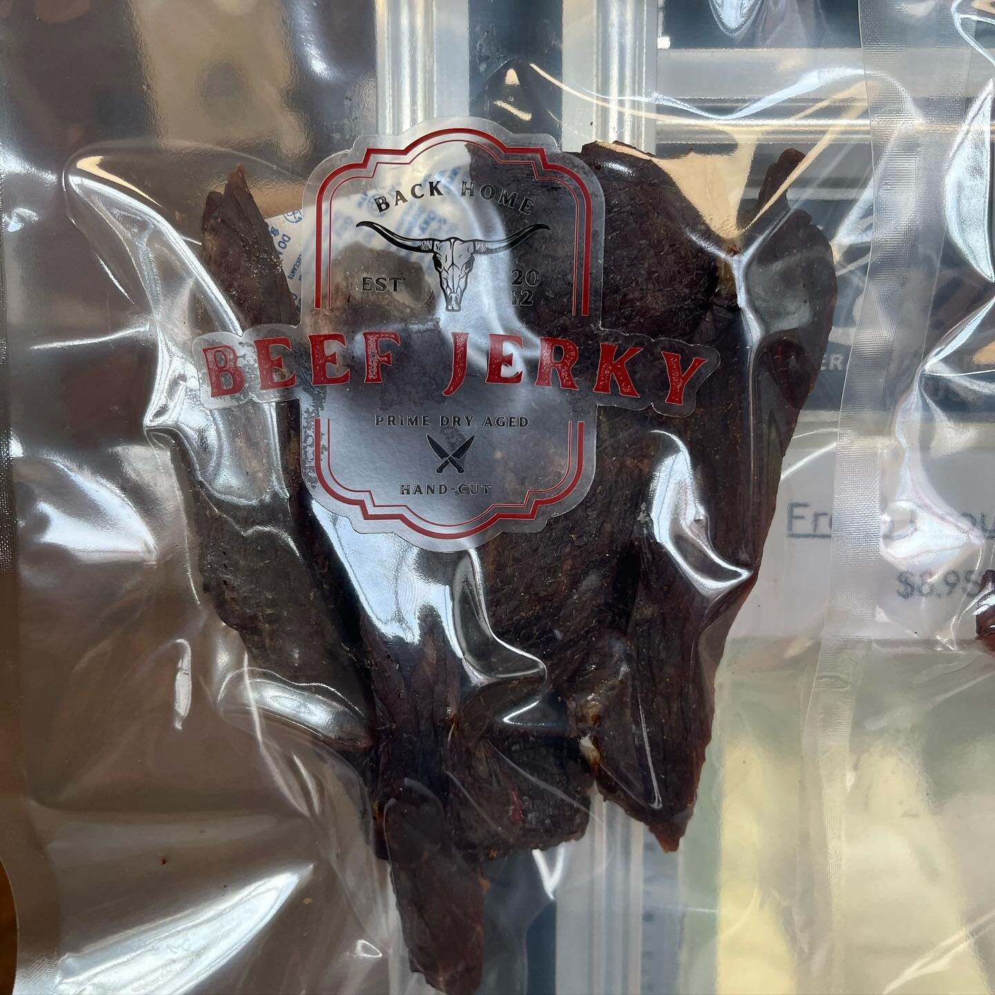 Come on in to @backhomebutchershop try our new flavor!
Jacked up! 

#beef #beefjerky