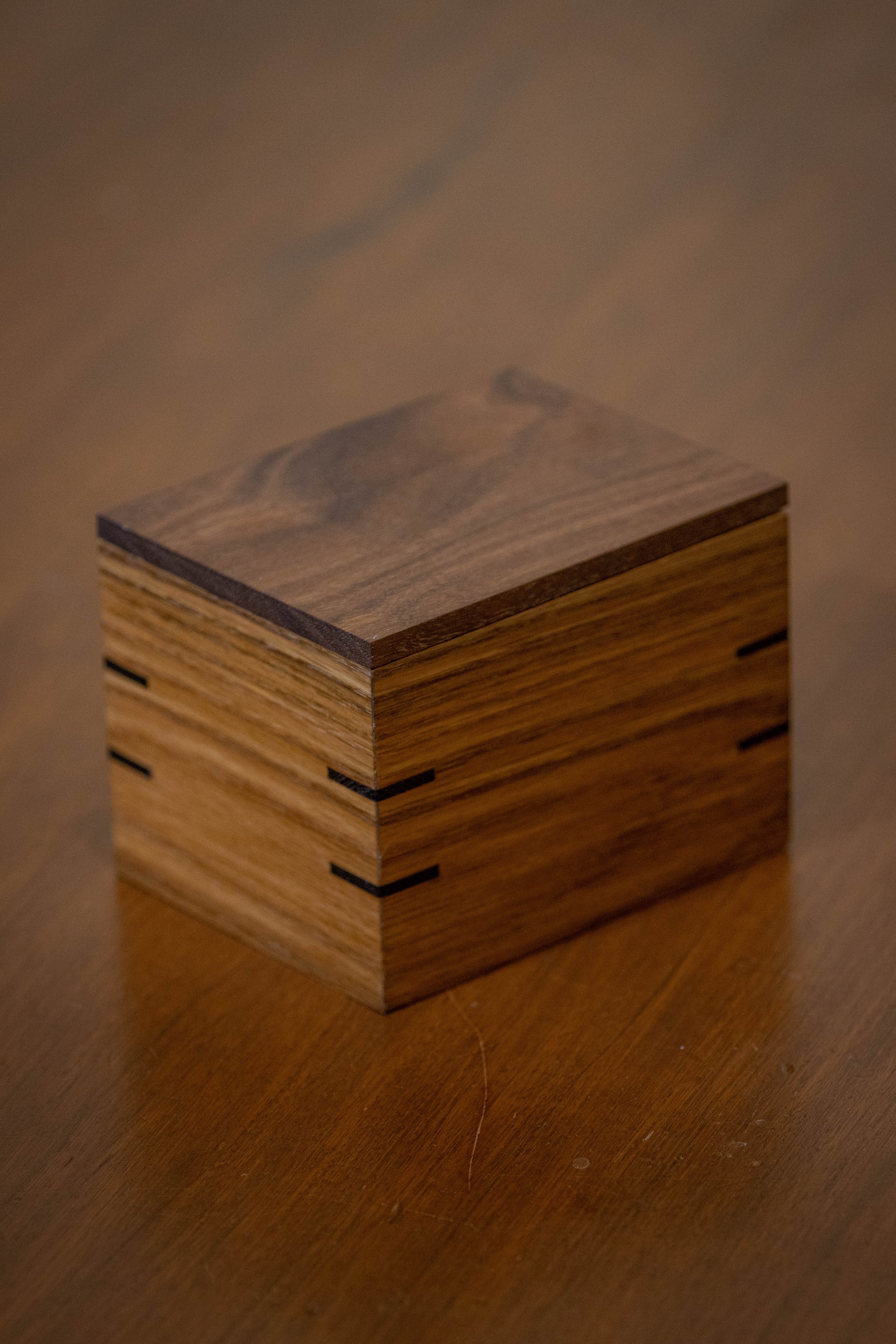 Ash/Black Walnut Playing Card Box
