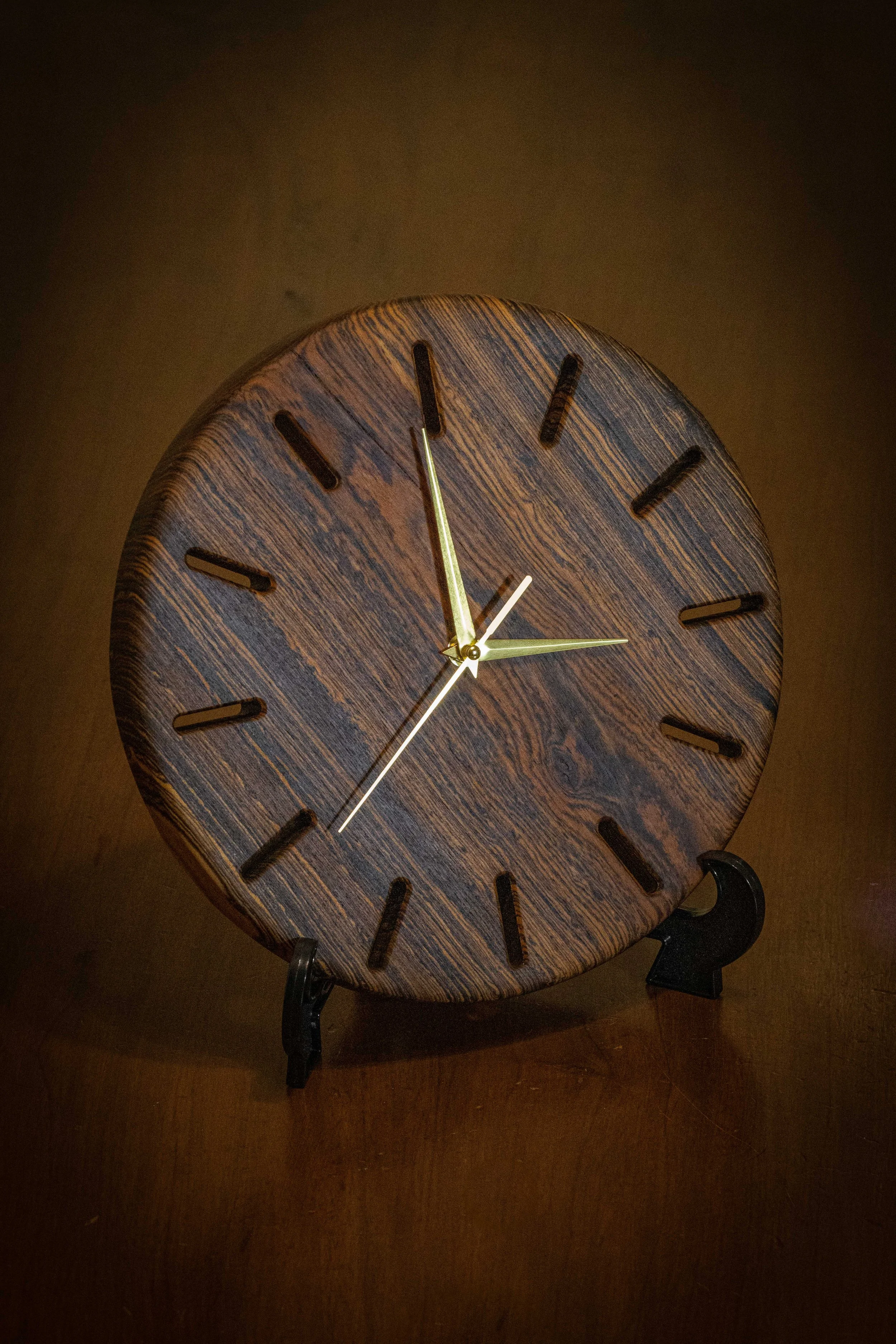 Bocote Wall Clock