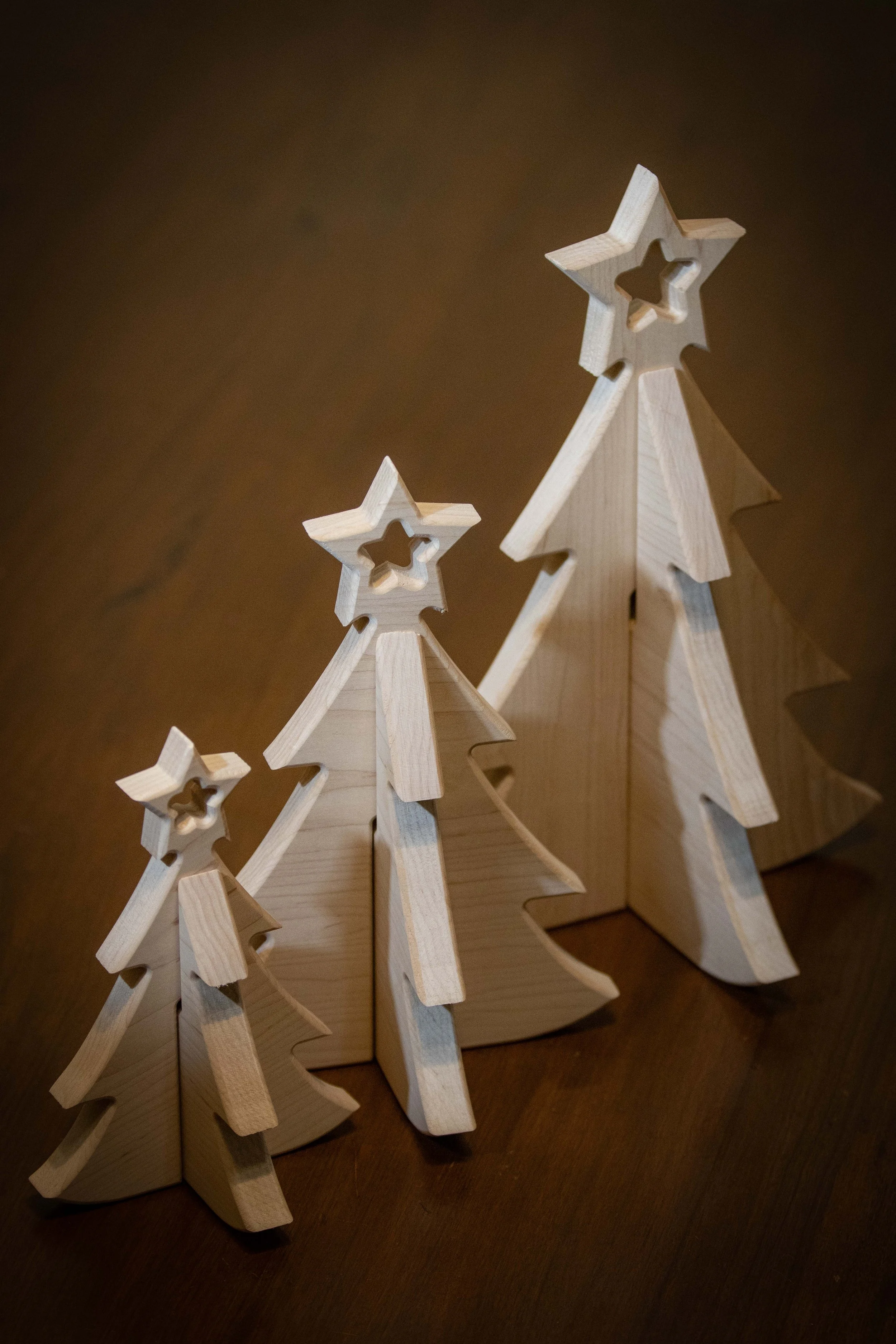 Hardwood Flatpack Christmas Trees