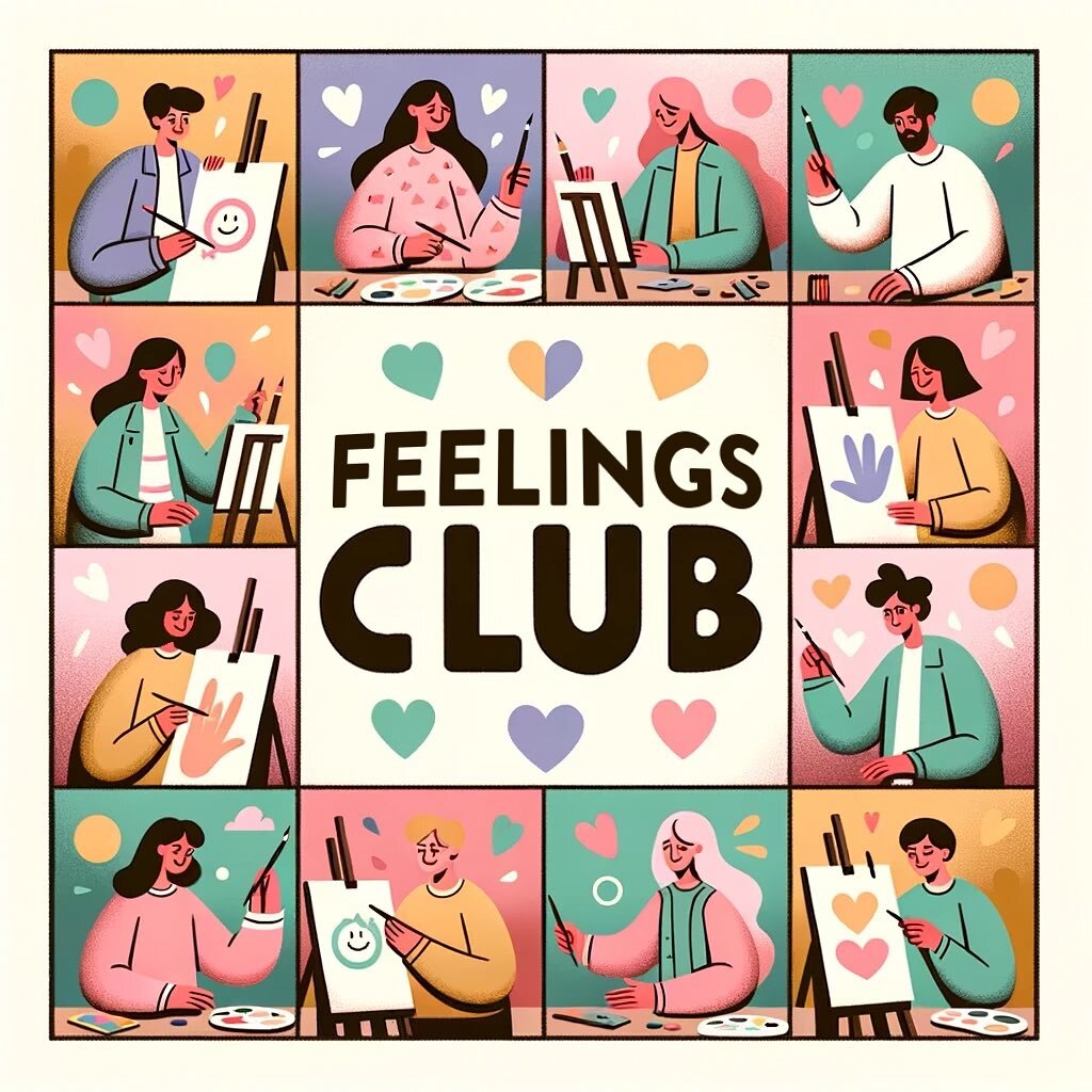 You&rsquo;re officially invited to join the Feelings Club 👏🏽 💗

If you want to learn to draw your feelings, sharpen your creative skills, make time for art, and meet wonderful people - this space is for you!

I&rsquo;ve been dreaming of having a p