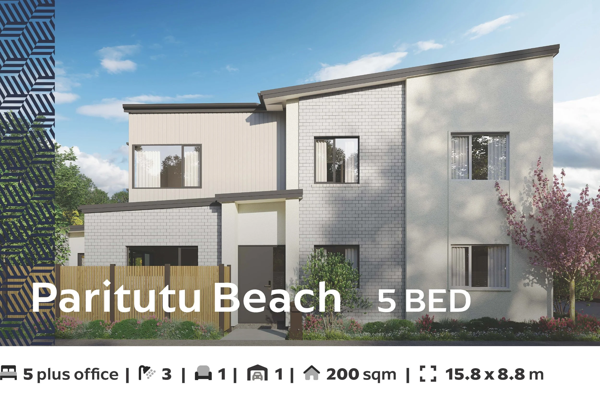 Paritutu Beach, 5 Bed, 3+ Bath, 161–200sqm, $551–600k