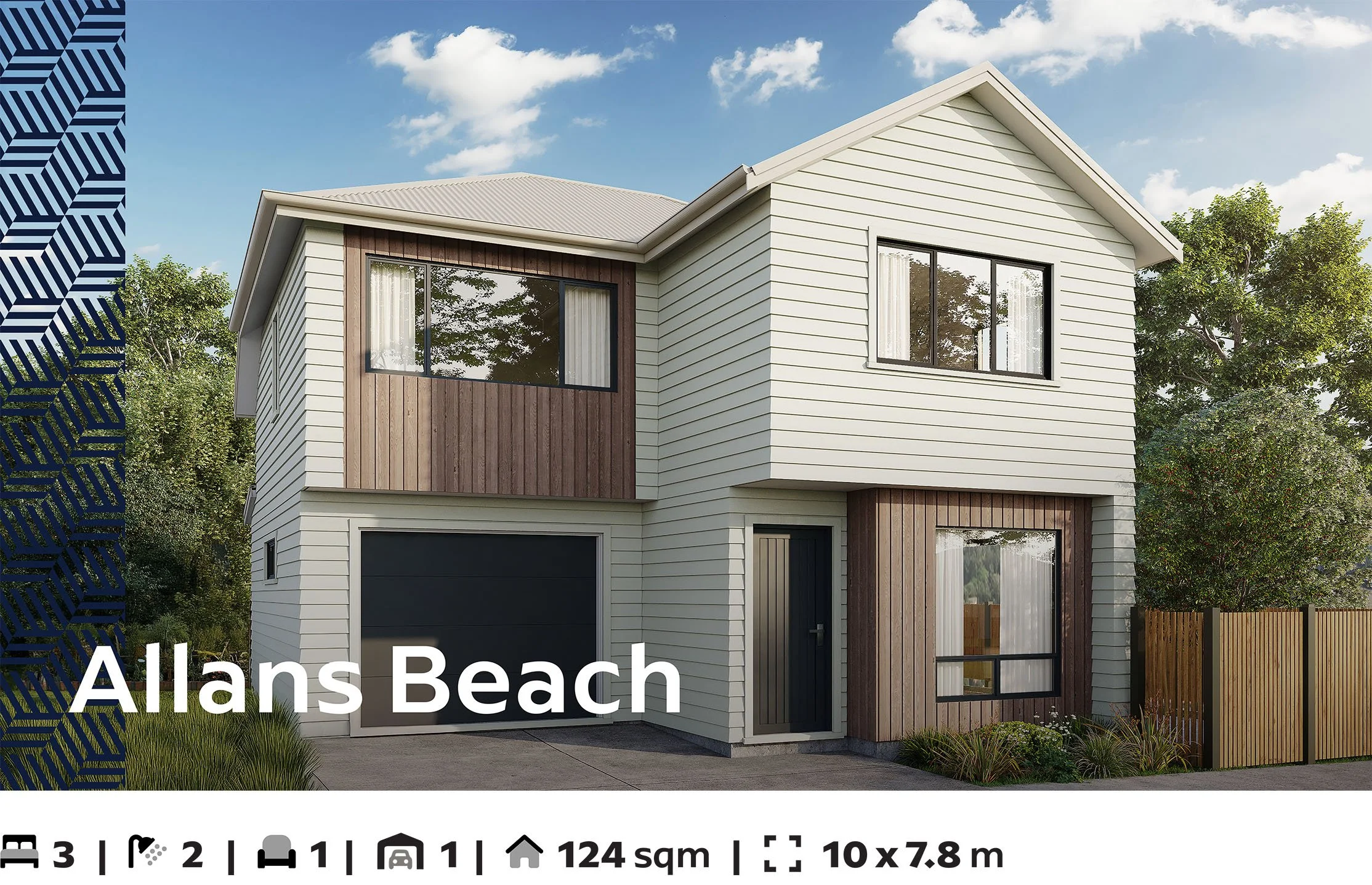 Allans Beach, 3 Bed, 2+ Bath, 81–120sqm, $401–450k