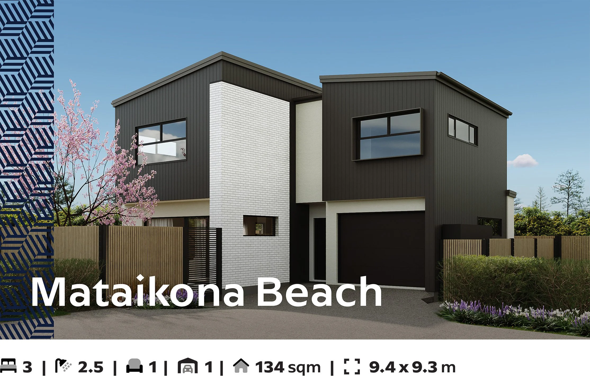Mataikona Beach, 3 Bed, 2+ Bath, 121–160sqm, $451–500k