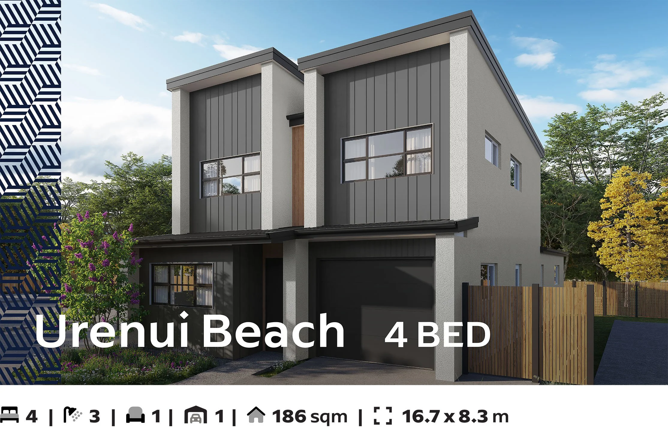 Urenui Beach, 4 Bed, 3+ Bath, 161–200sqm, $601–650k