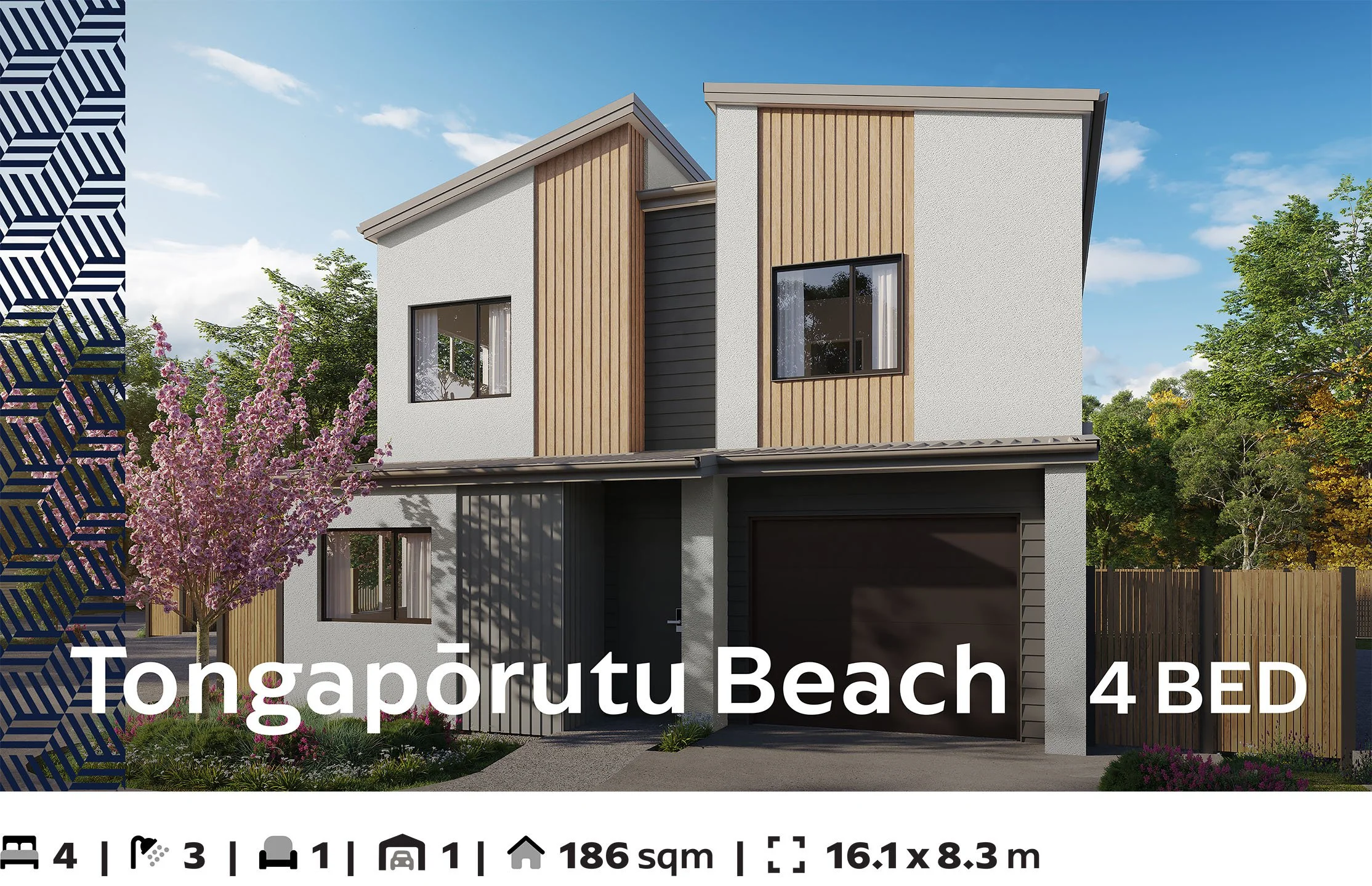 Tongapōrutu Beach, 4 Bed, 3+ Bath, 161–200sqm, $601–650k