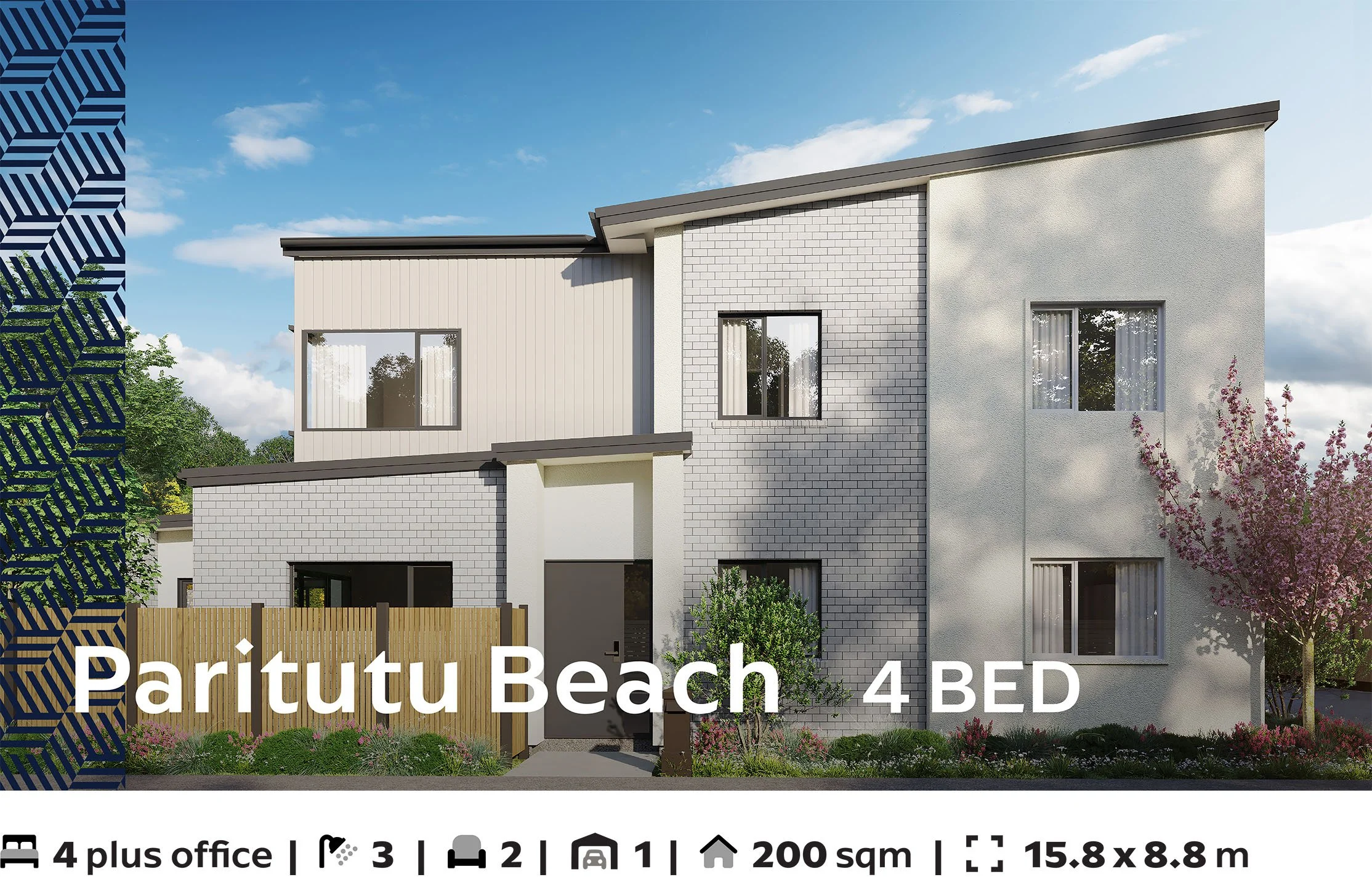 Paritutu Beach, 4 Bed, 3+ Bath, 161–200sqm, $601–650k