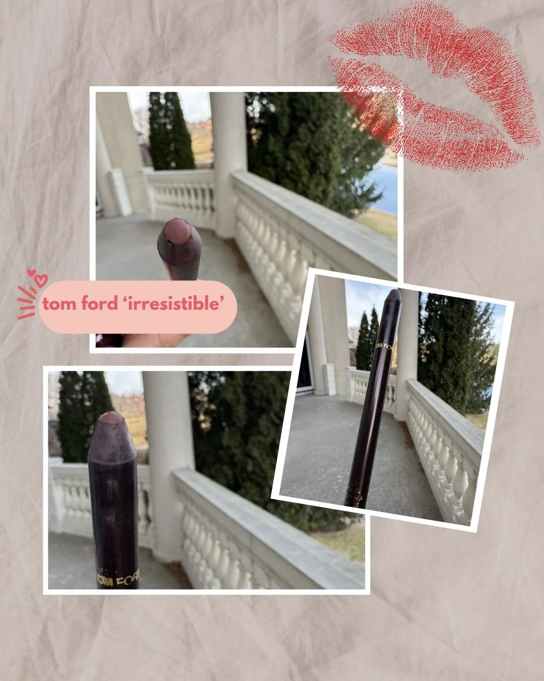 tom ford lip liner ‘irresistible’