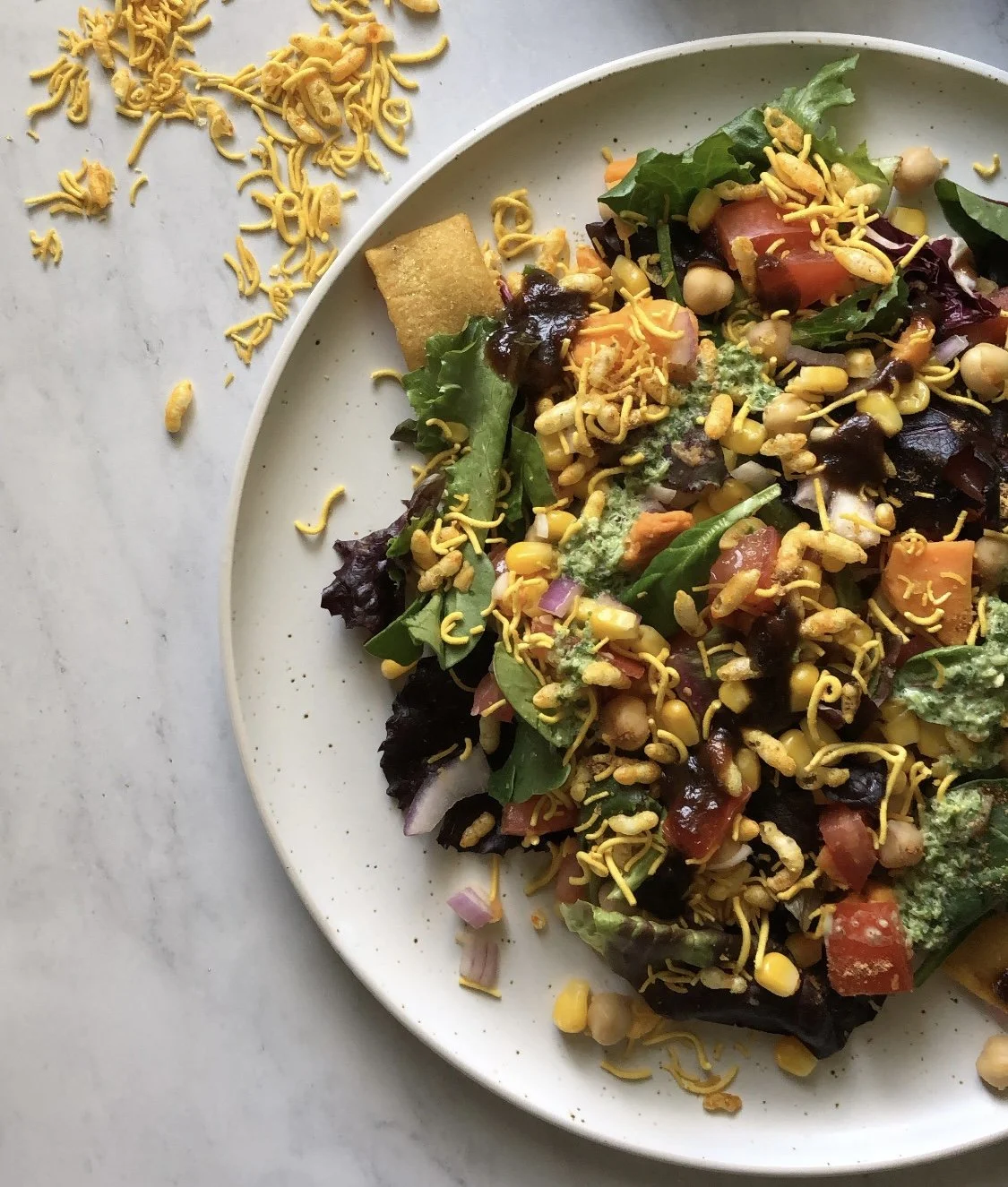 zeeshan bakhrani’s chaat salad