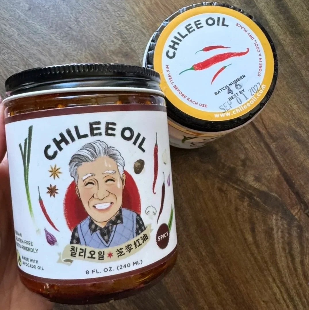 premium CHILEE chili oil, made with avocado oil