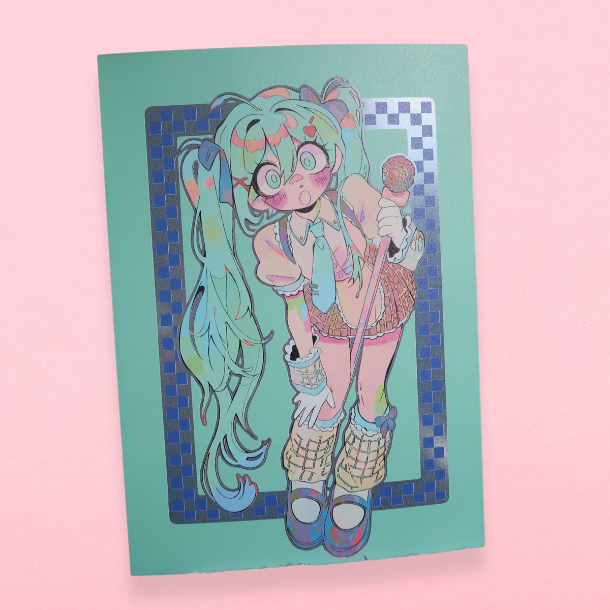 hatsune miku foil print
