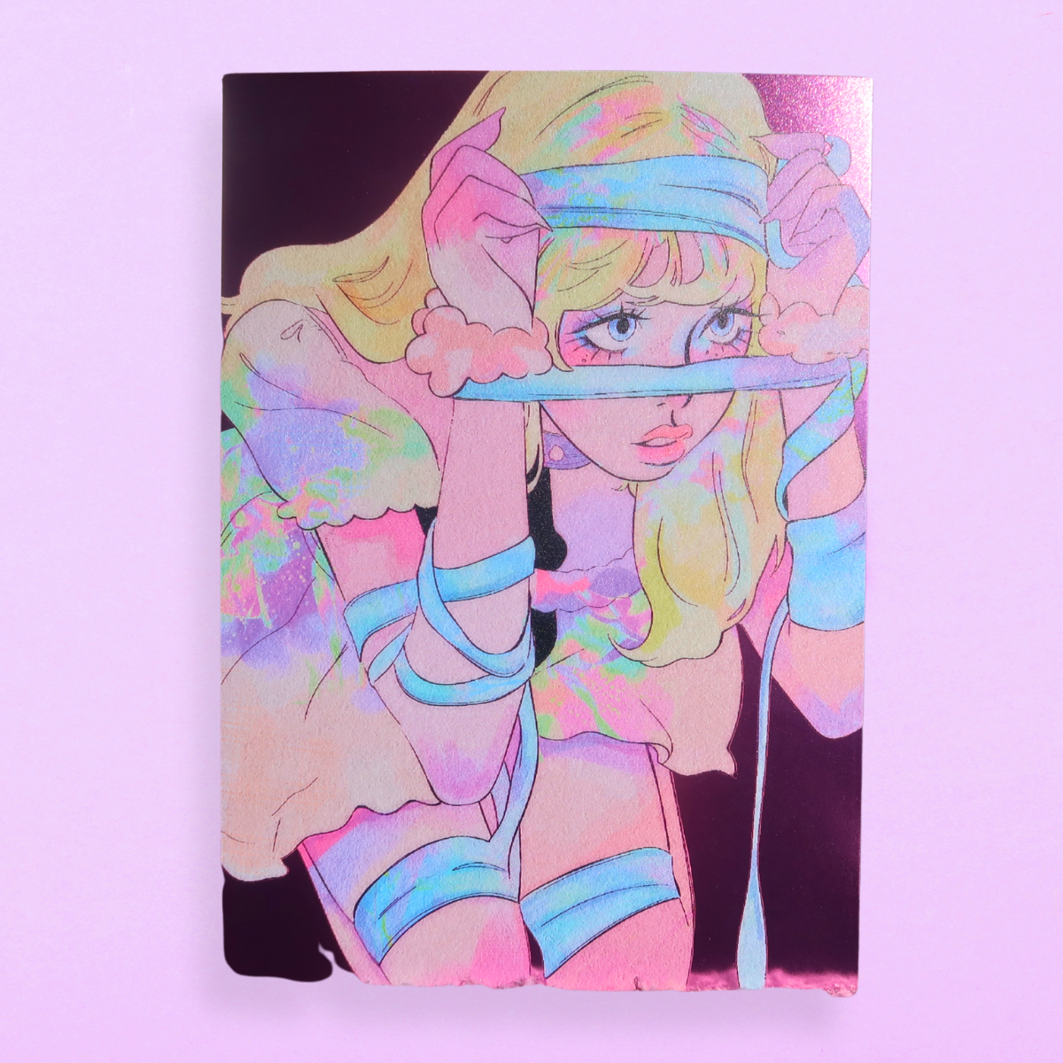 peekaboo foil print