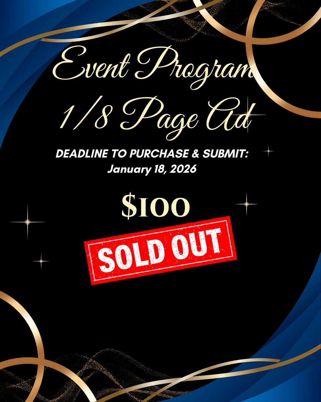 Event Program - 1/8 Page Ad